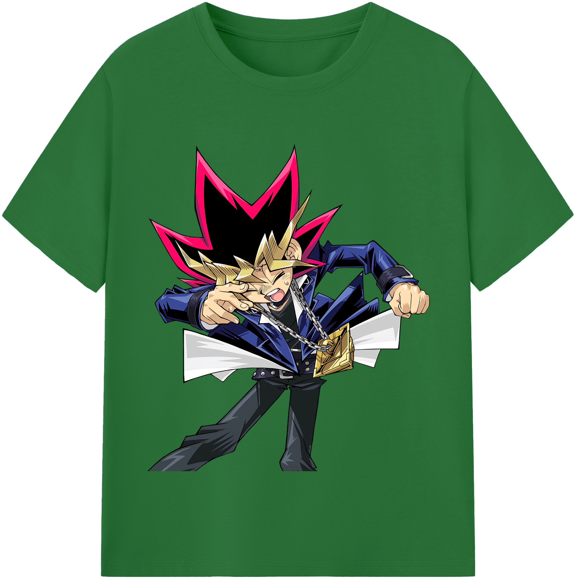 （画像用） 遊☆戯☆王 Yu-Gi-Oh! 綿100％半袖Tシャツ（フロントプリント）