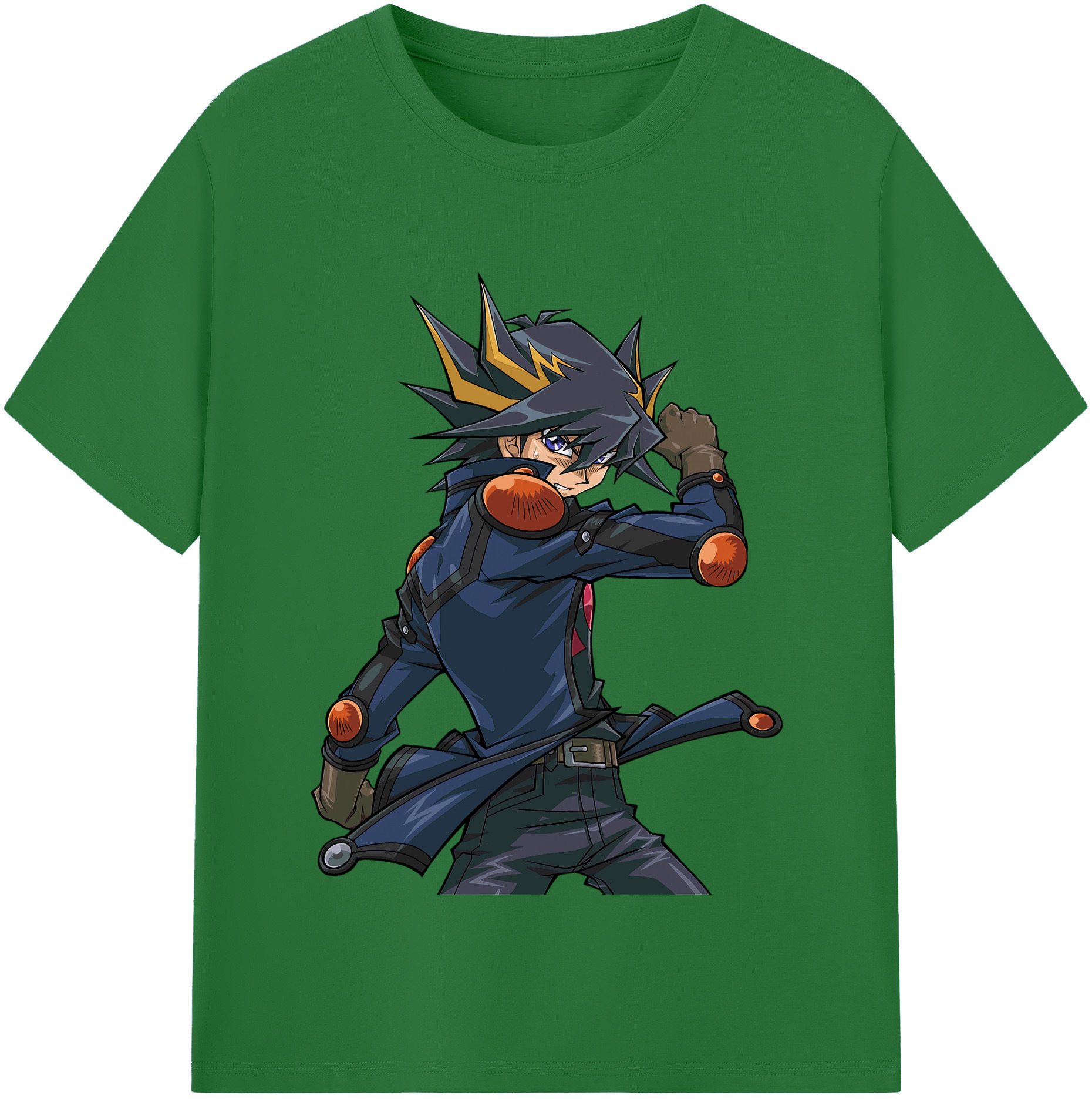 （画像用） 遊☆戯☆王 Yu-Gi-Oh! 綿100％半袖Tシャツ（フロントプリント）