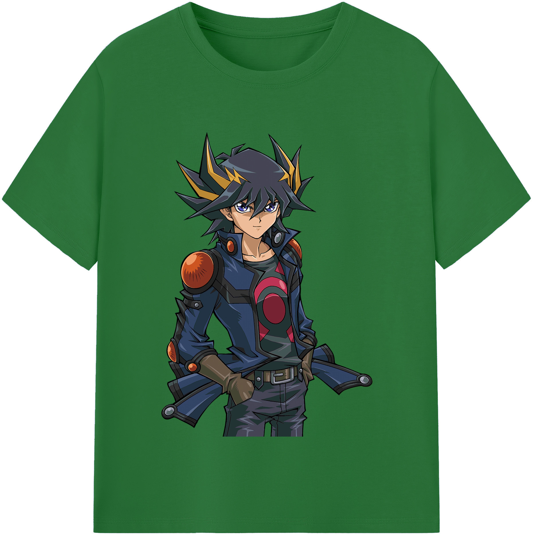（画像用） 遊☆戯☆王 Yu-Gi-Oh! 綿100％半袖Tシャツ（フロントプリント）