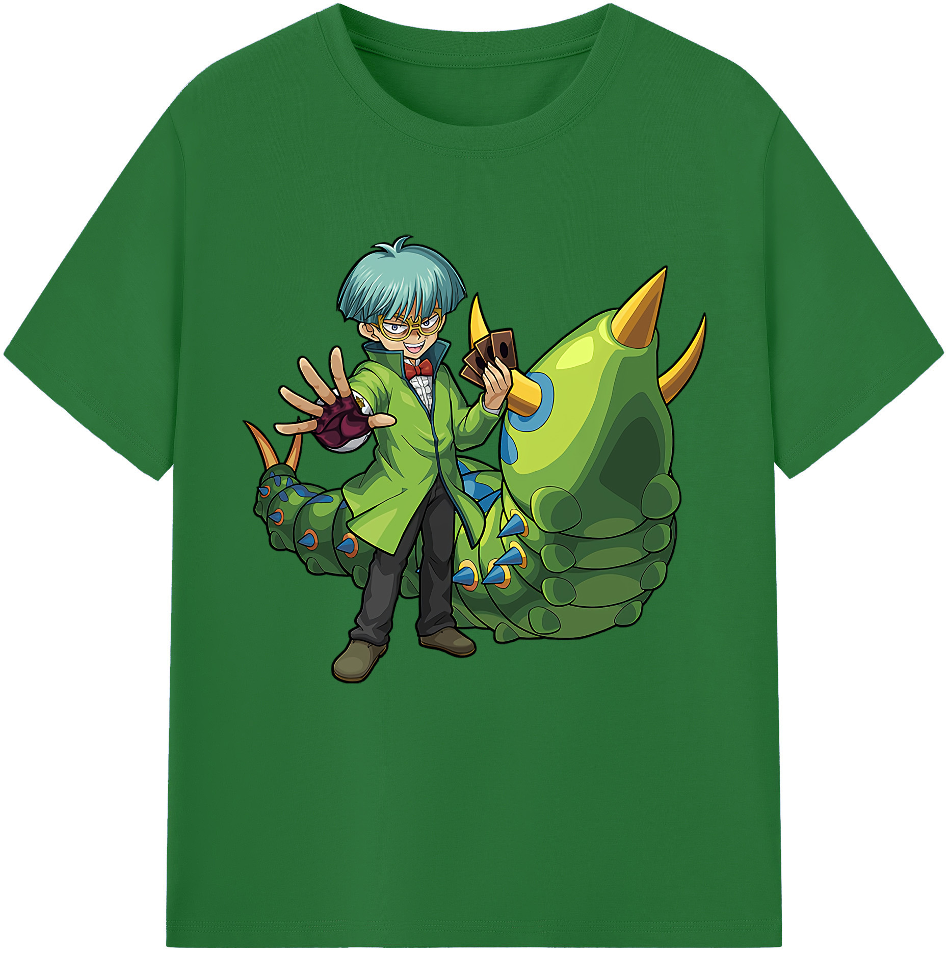 （画像用） 遊☆戯☆王 Yu-Gi-Oh! 綿100％半袖Tシャツ（フロントプリント）