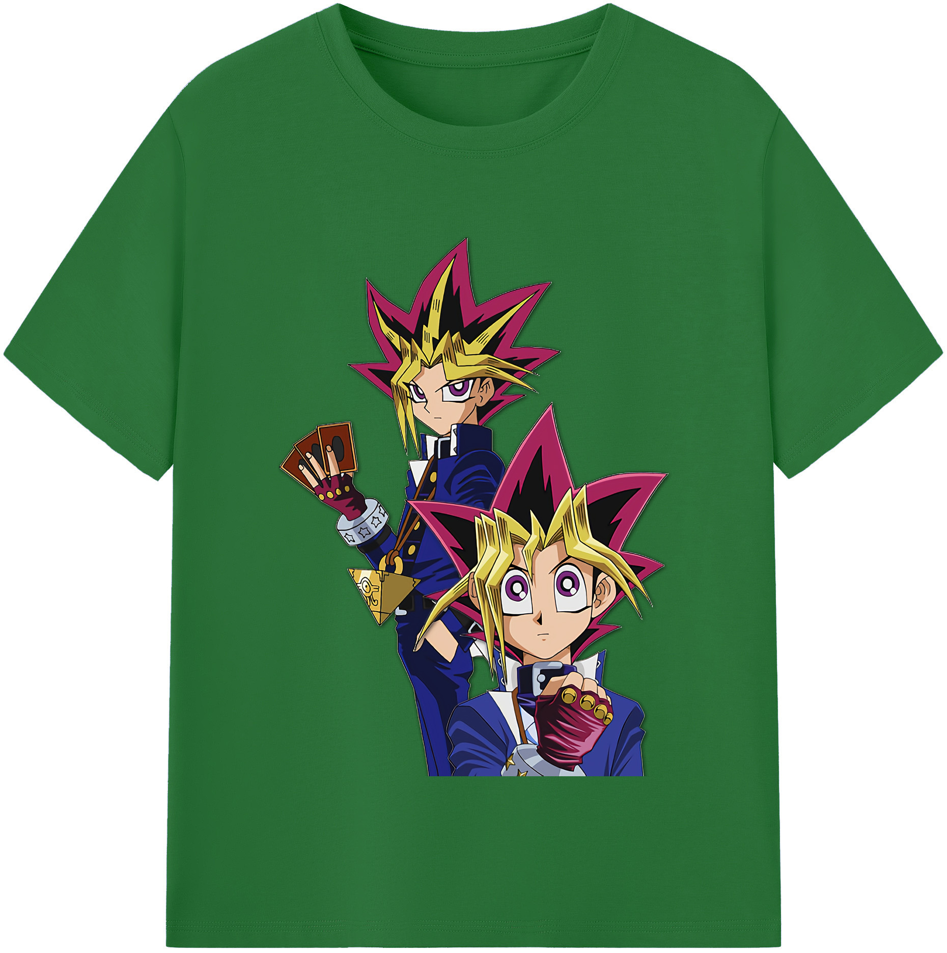 （画像用） 遊☆戯☆王 Yu-Gi-Oh! 綿100％半袖Tシャツ（フロントプリント）