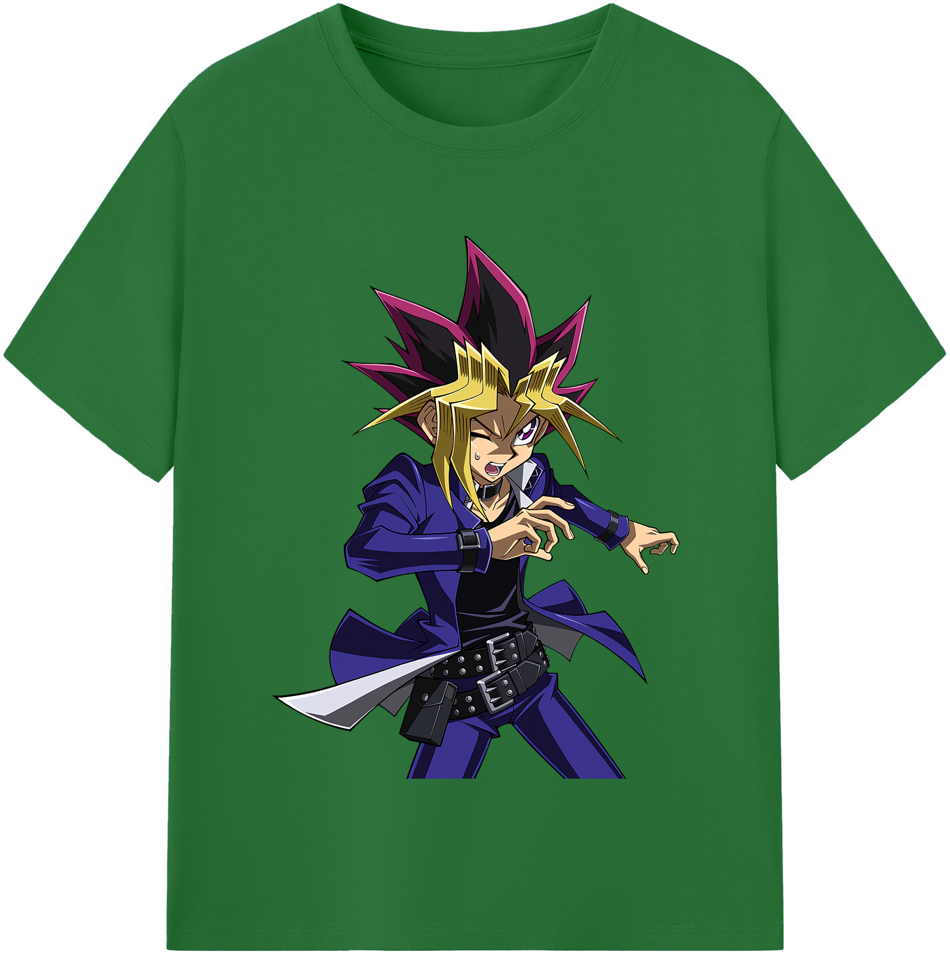 （画像用） 遊☆戯☆王 Yu-Gi-Oh! 綿100％半袖Tシャツ（フロントプリント）