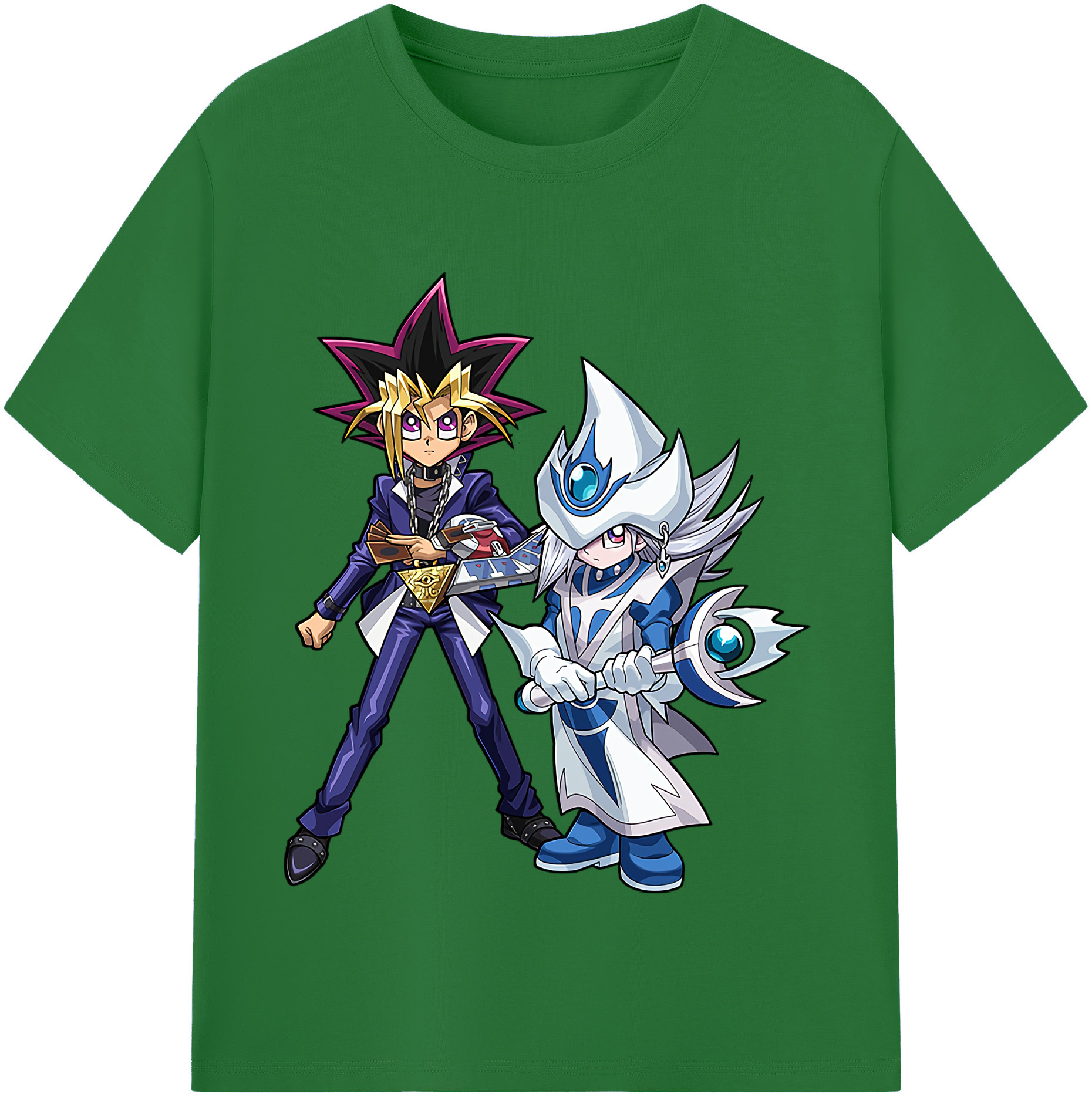 （画像用） 遊☆戯☆王 Yu-Gi-Oh! 綿100％半袖Tシャツ（フロントプリント）