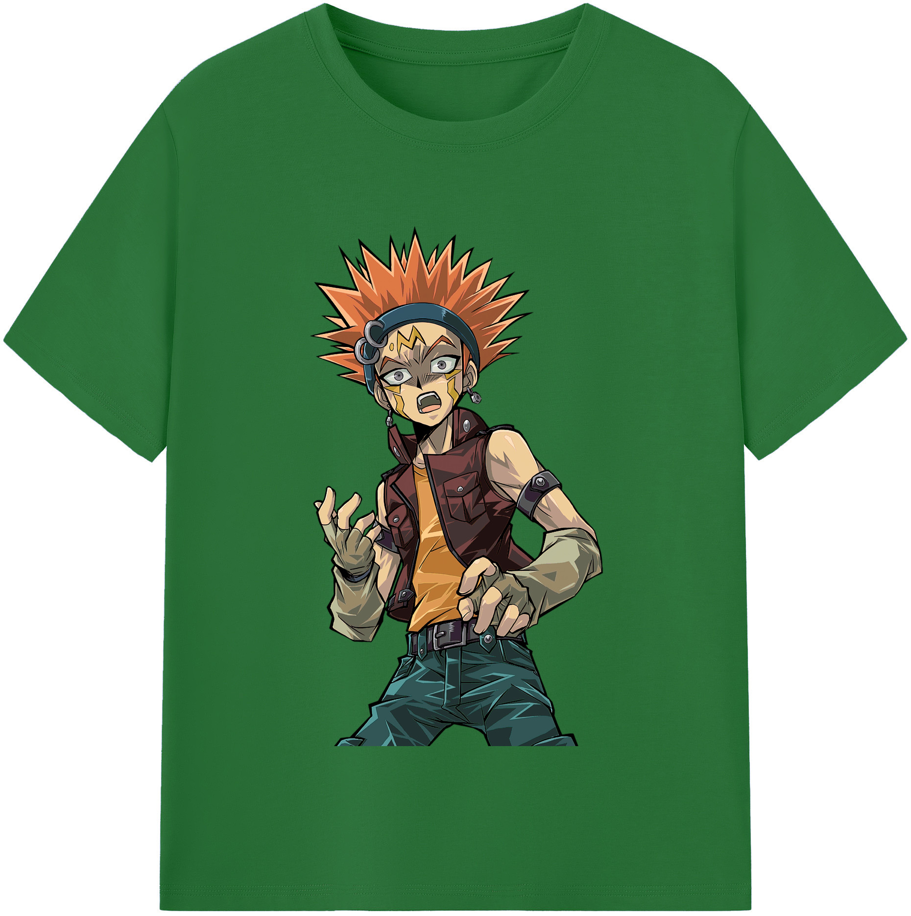 （画像用） 遊☆戯☆王 Yu-Gi-Oh! 綿100％半袖Tシャツ（フロントプリント）