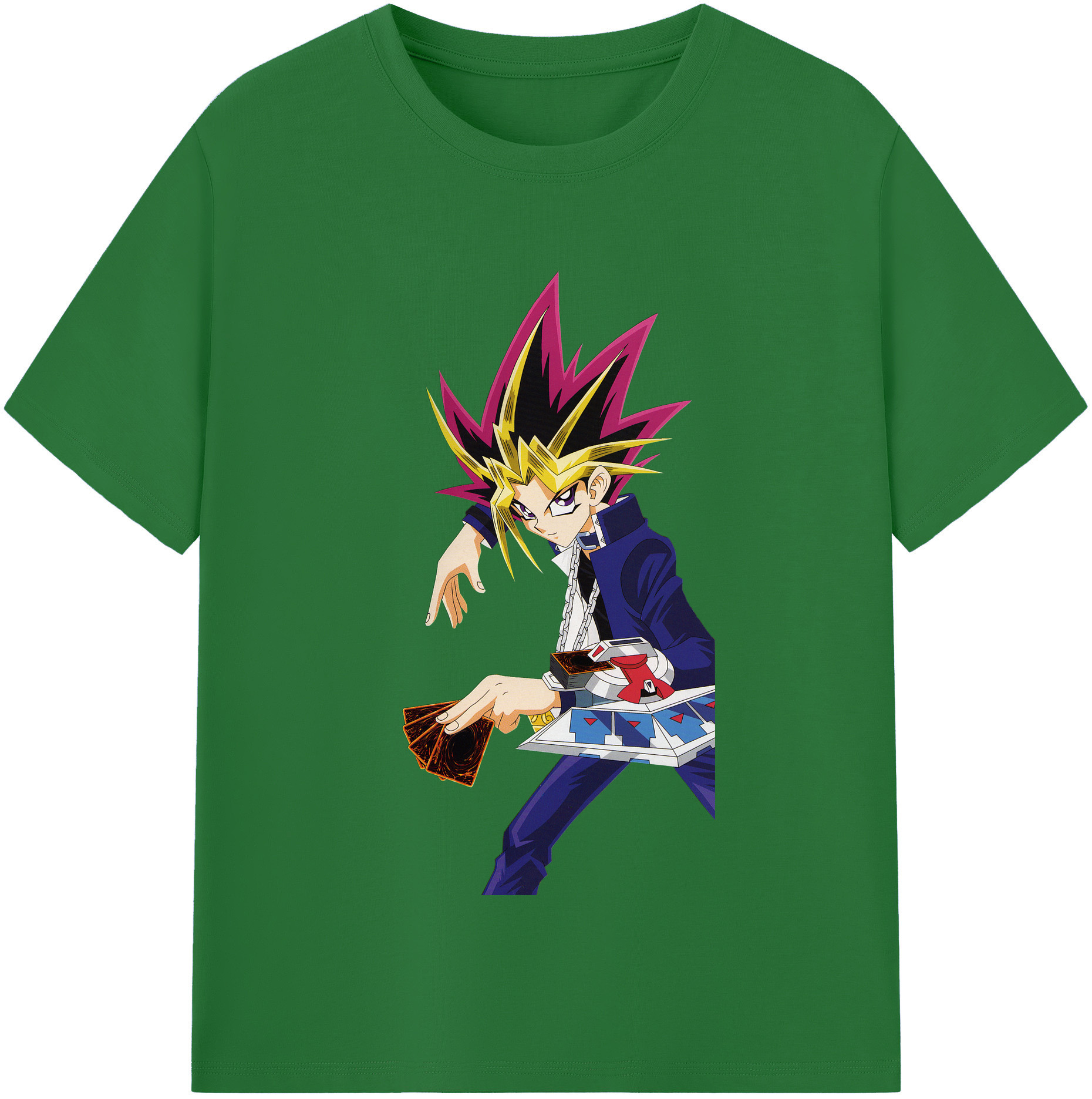 （画像用） 遊☆戯☆王 Yu-Gi-Oh! 綿100％半袖Tシャツ（フロントプリント）