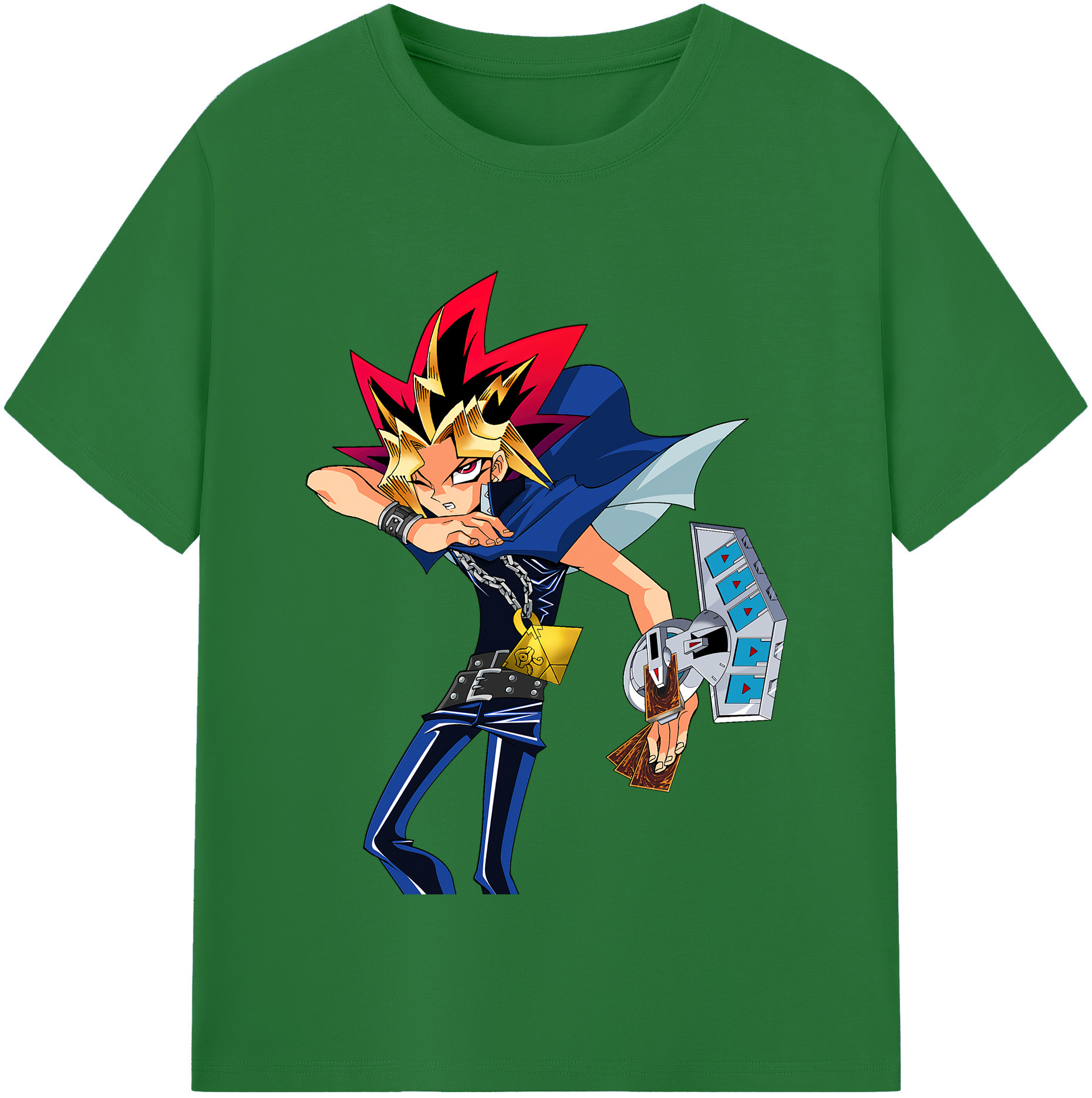 （画像用） 遊☆戯☆王 Yu-Gi-Oh! 綿100％半袖Tシャツ（フロントプリント）