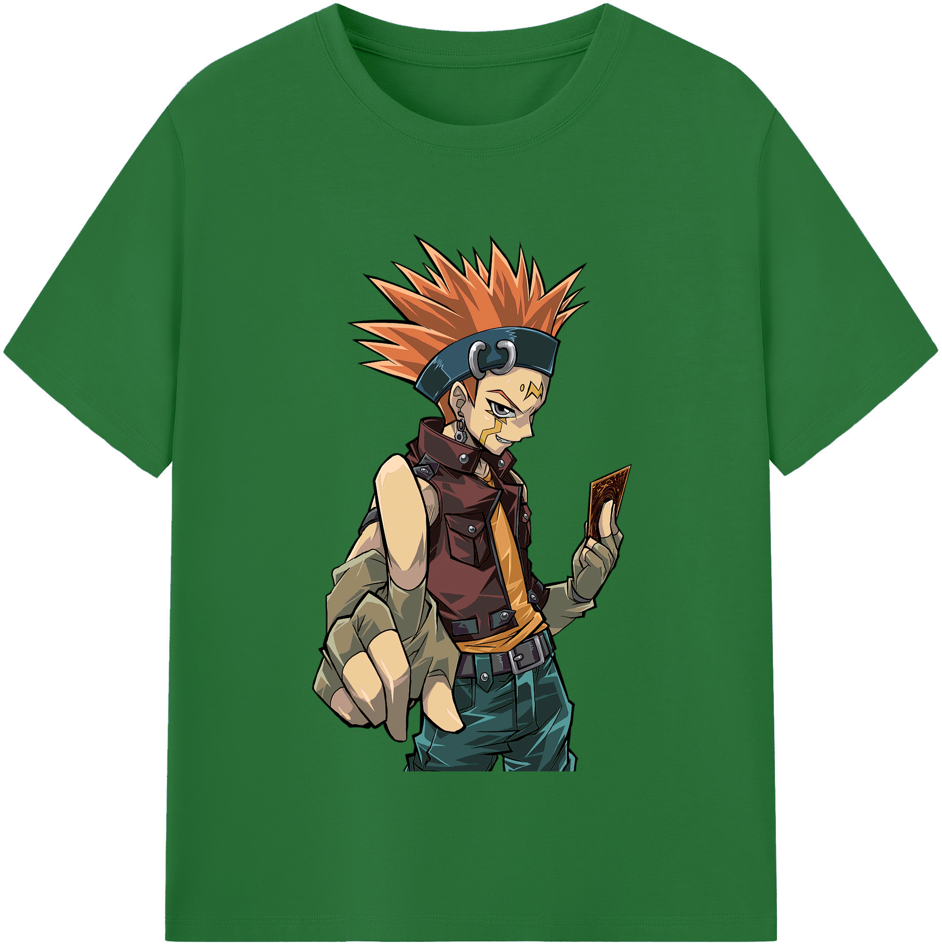 （画像用） 遊☆戯☆王 Yu-Gi-Oh! 綿100％半袖Tシャツ（フロントプリント）