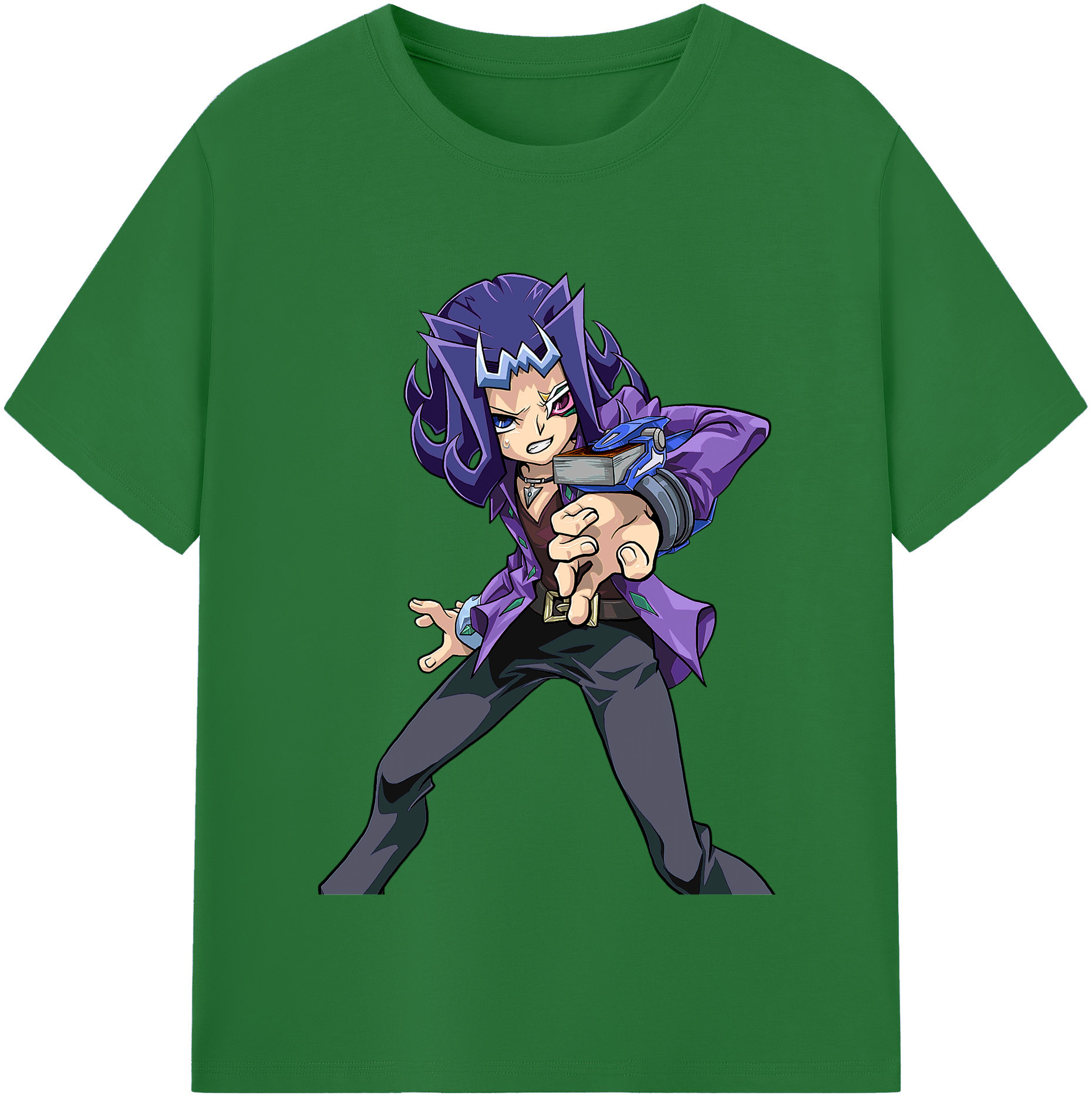（画像用） 遊☆戯☆王 Yu-Gi-Oh! 綿100％半袖Tシャツ（フロントプリント）