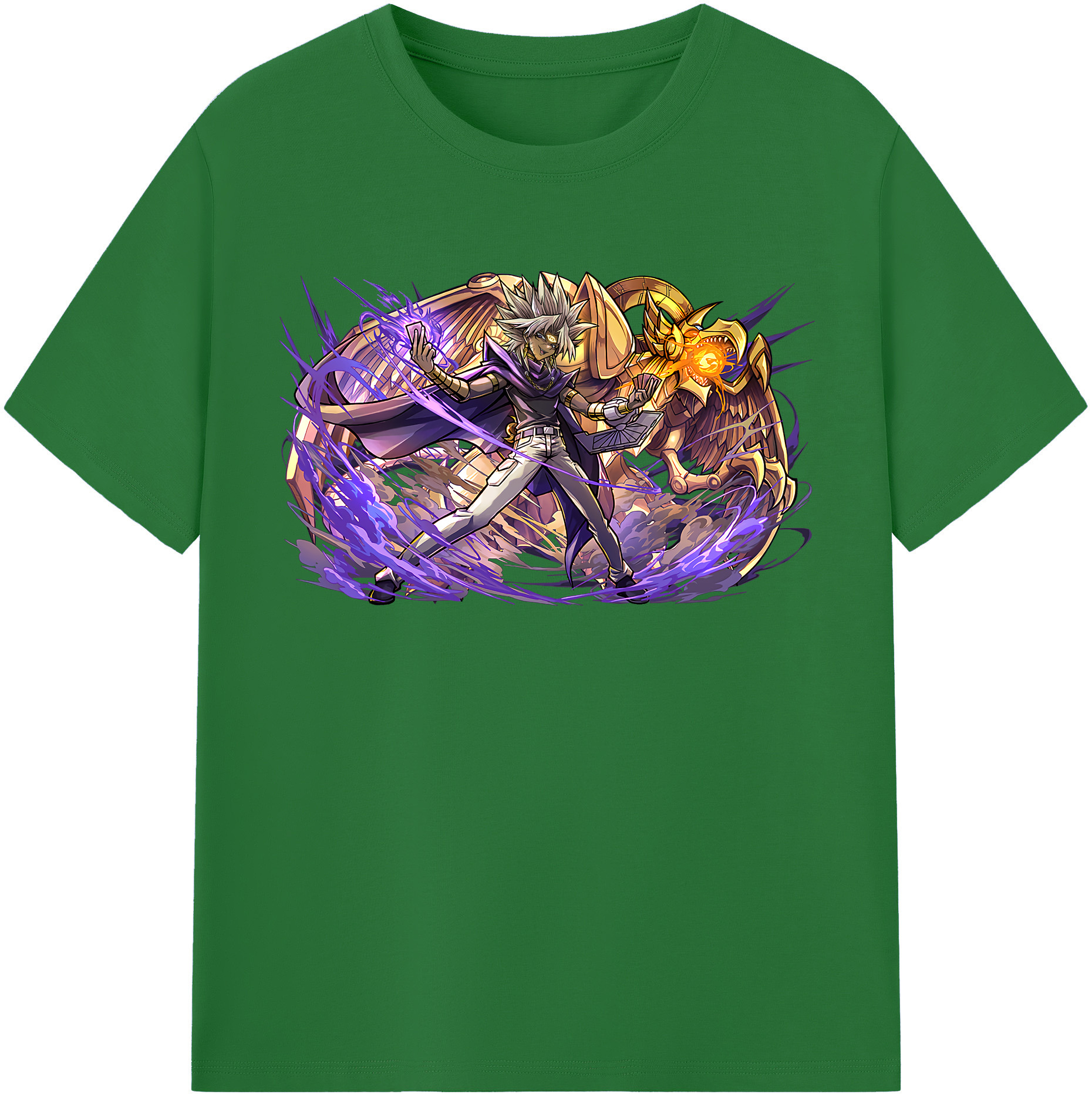 （画像用） 遊☆戯☆王 Yu-Gi-Oh! 綿100％半袖Tシャツ（フロントプリント）