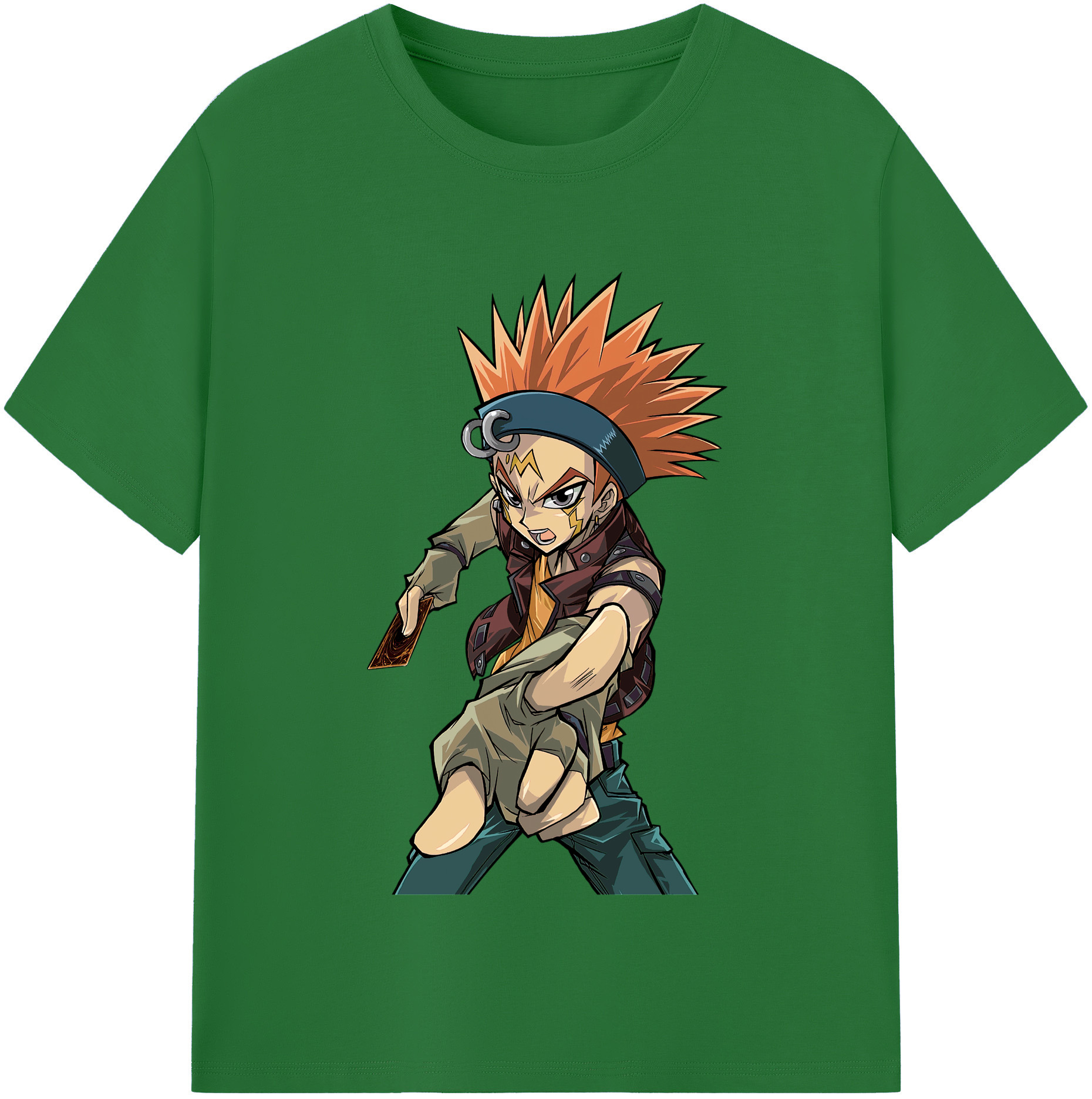 （画像用） 遊☆戯☆王 Yu-Gi-Oh! 綿100％半袖Tシャツ（フロントプリント）