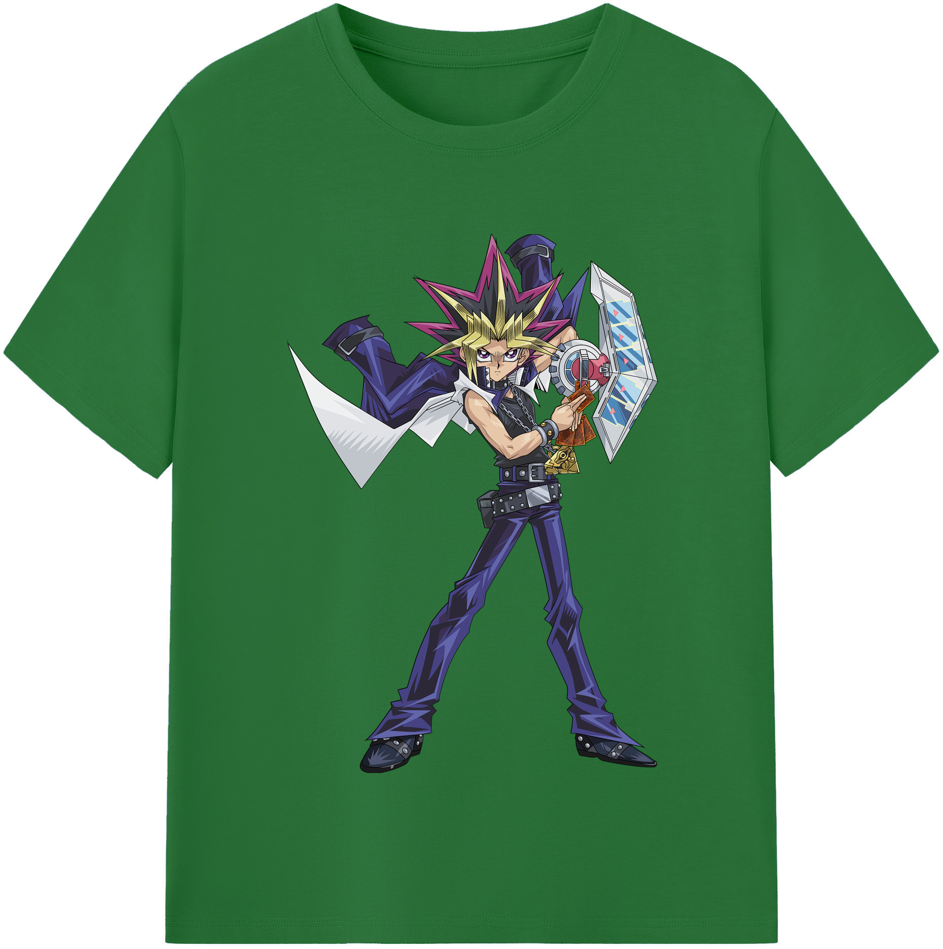 （画像用） 遊☆戯☆王 Yu-Gi-Oh! 綿100％半袖Tシャツ（フロントプリント）