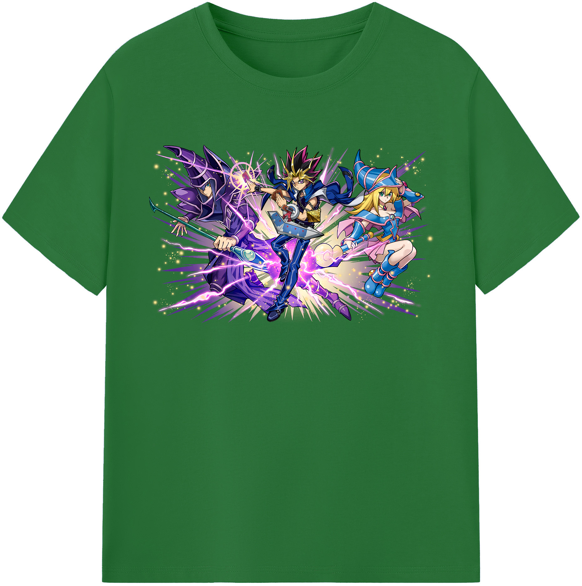 （画像用） 遊☆戯☆王 Yu-Gi-Oh! 綿100％半袖Tシャツ（フロントプリント）