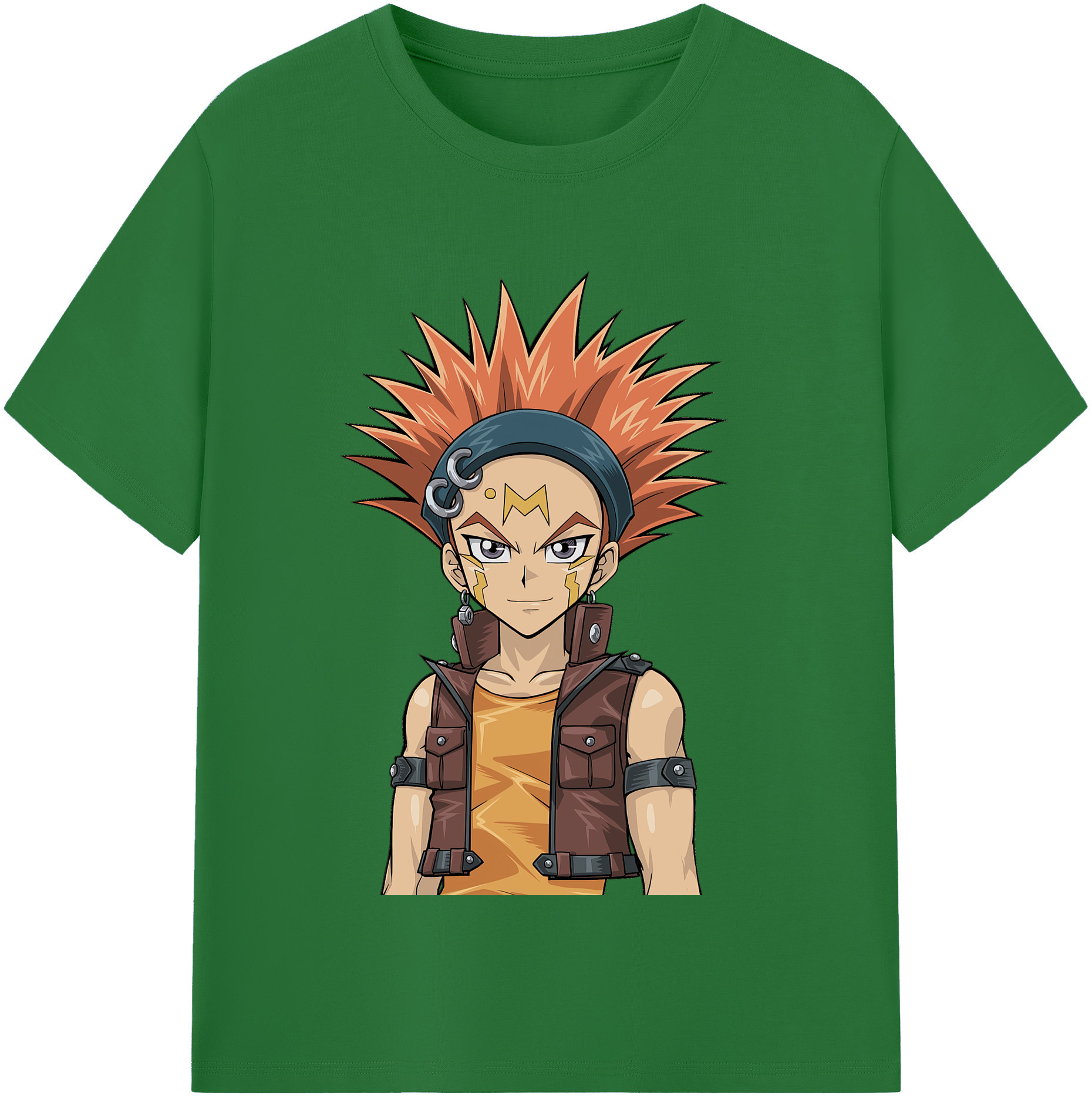 （画像用） 遊☆戯☆王 Yu-Gi-Oh! 綿100％半袖Tシャツ（フロントプリント）