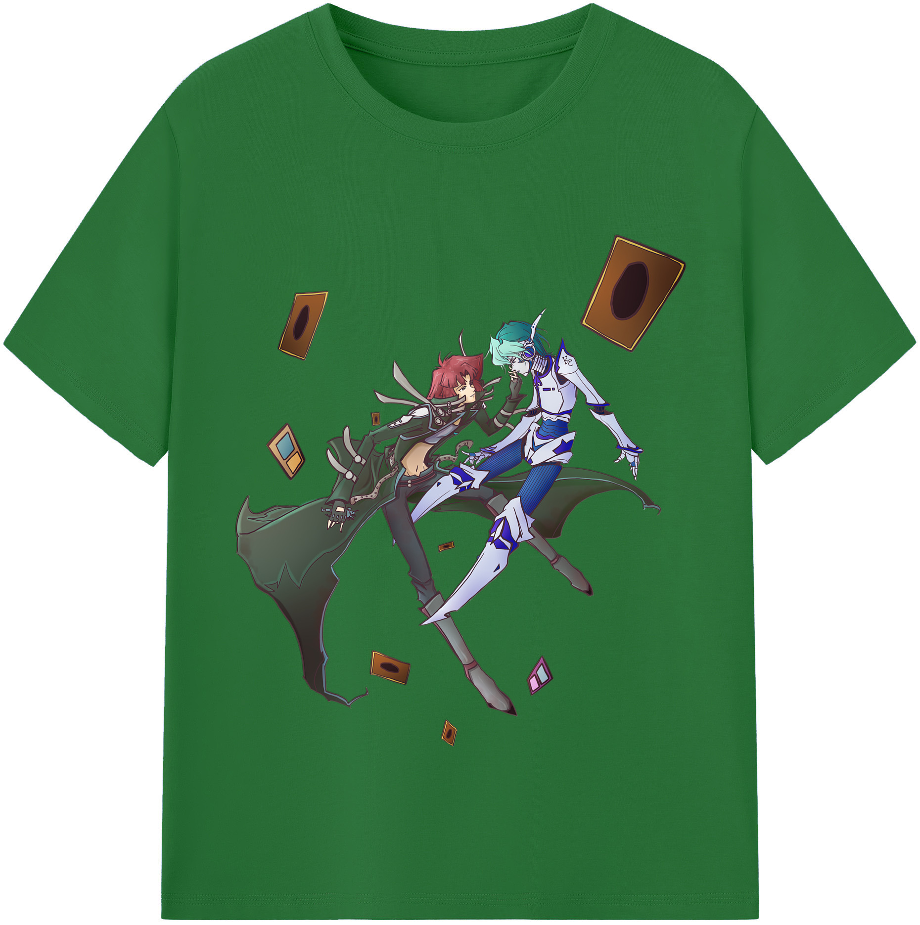 （画像用） 遊☆戯☆王 Yu-Gi-Oh! 綿100％半袖Tシャツ（フロントプリント）