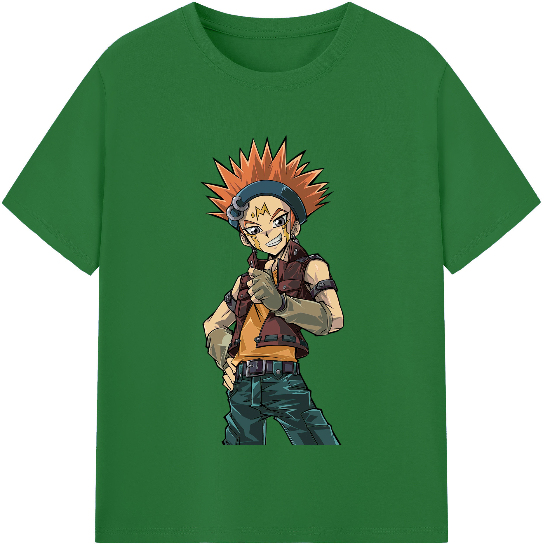 （画像用） 遊☆戯☆王 Yu-Gi-Oh! 綿100％半袖Tシャツ（フロントプリント）