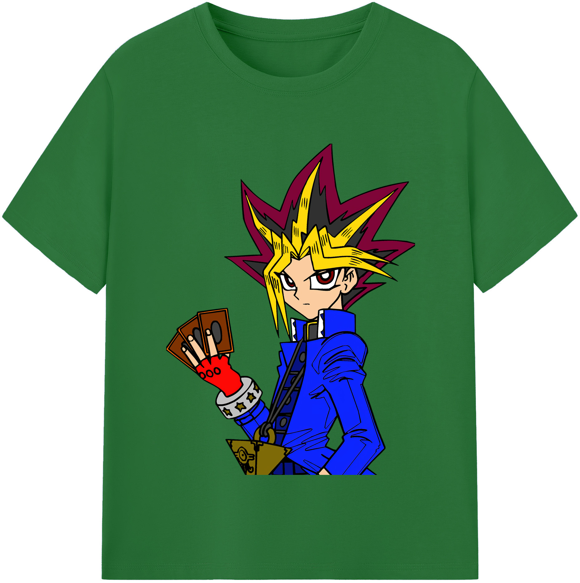（画像用） 遊☆戯☆王 Yu-Gi-Oh! 綿100％半袖Tシャツ（フロントプリント）