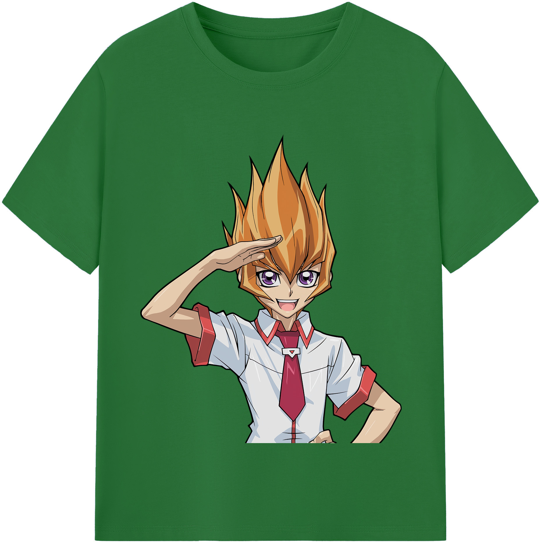 （画像用） 遊☆戯☆王 Yu-Gi-Oh! 綿100％半袖Tシャツ（フロントプリント）
