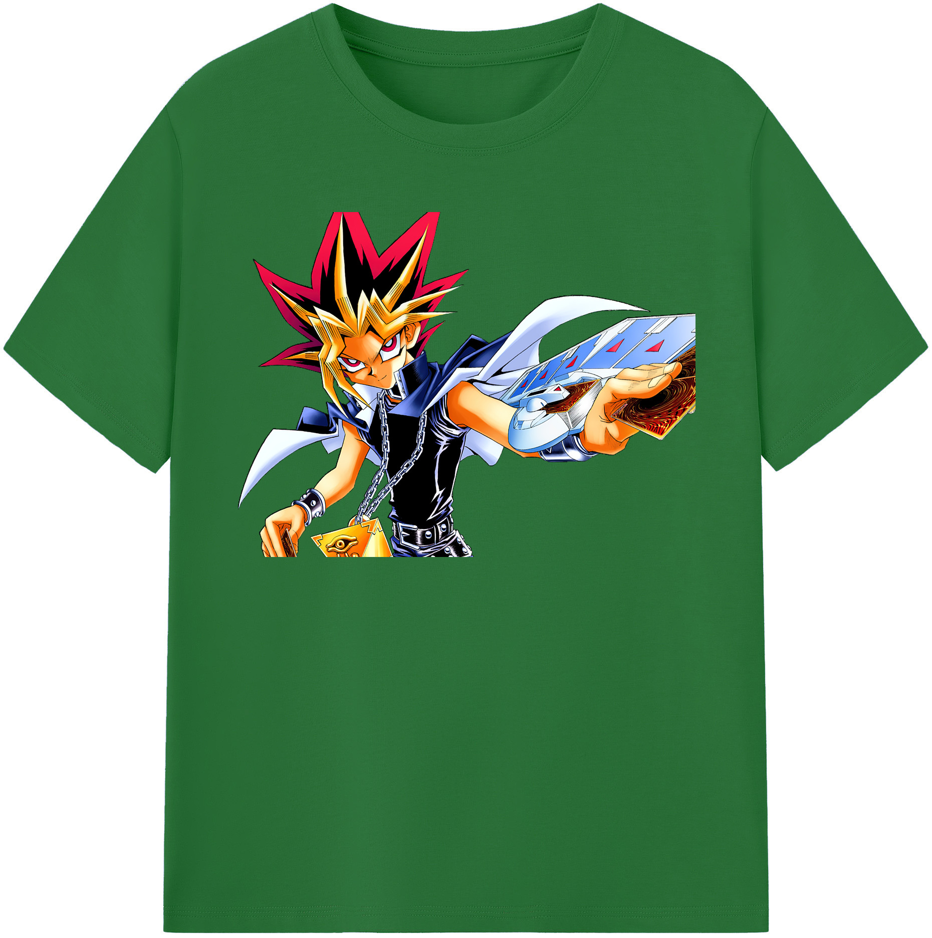 （画像用） 遊☆戯☆王 Yu-Gi-Oh! 綿100％半袖Tシャツ（フロントプリント）
