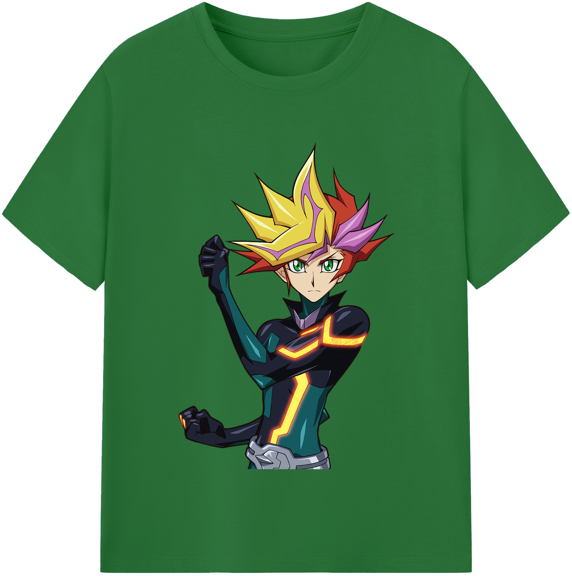 （画像用） 遊☆戯☆王 Yu-Gi-Oh! 綿100％半袖Tシャツ（フロントプリント）