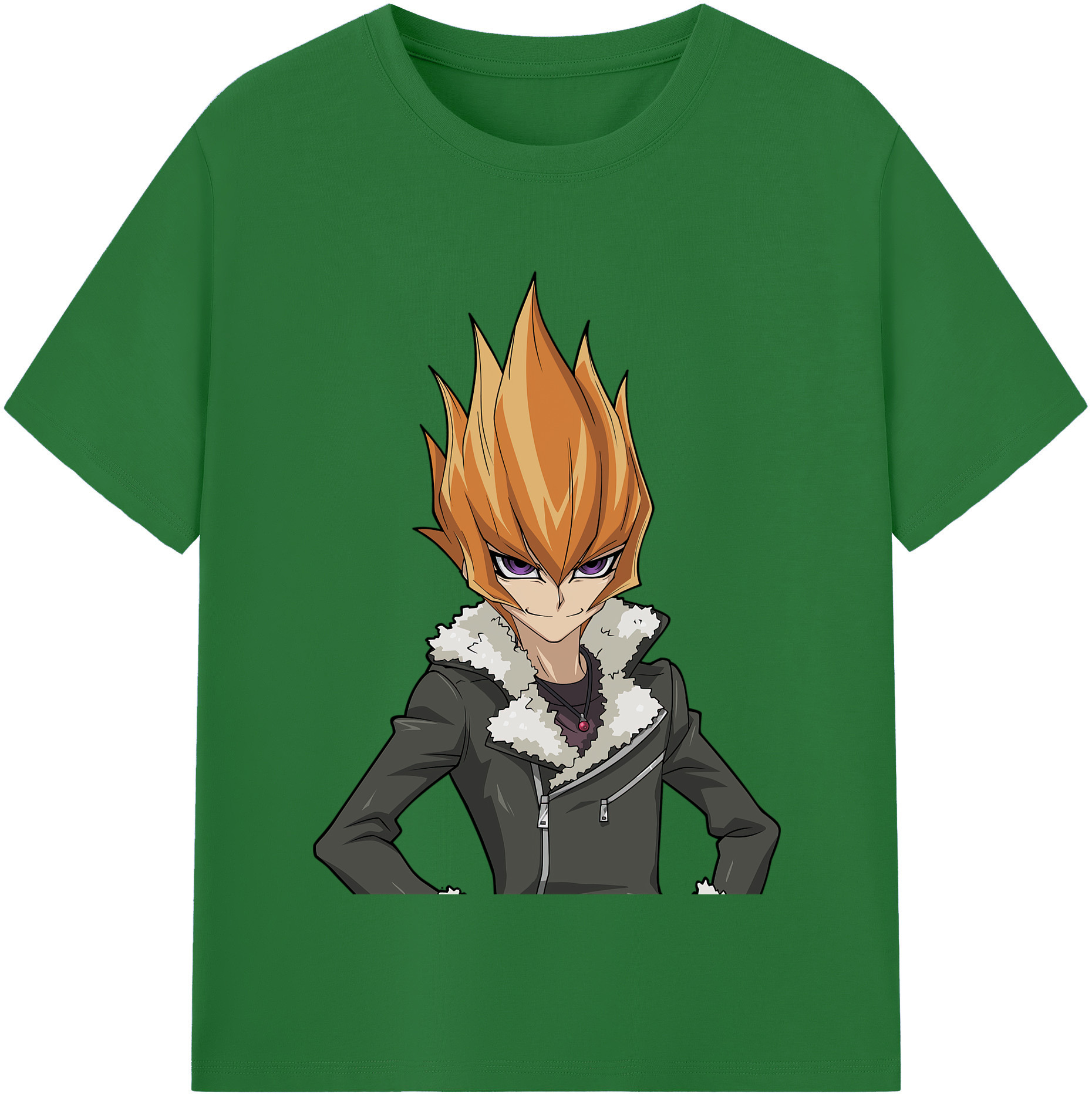 （画像用） 遊☆戯☆王 Yu-Gi-Oh! 綿100％半袖Tシャツ（フロントプリント）