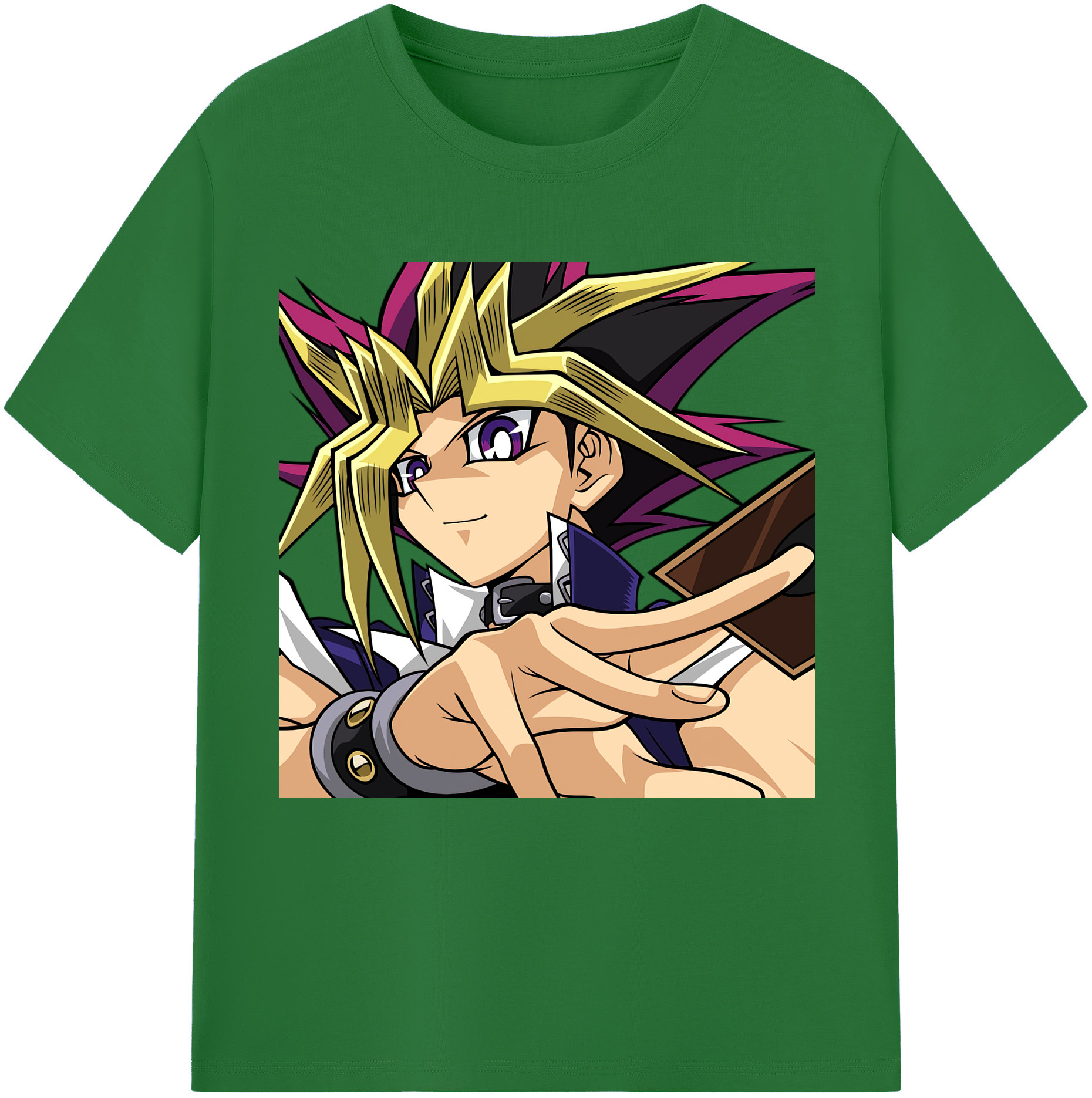 （画像用） 遊☆戯☆王 Yu-Gi-Oh! 綿100％半袖Tシャツ（フロントプリント）
