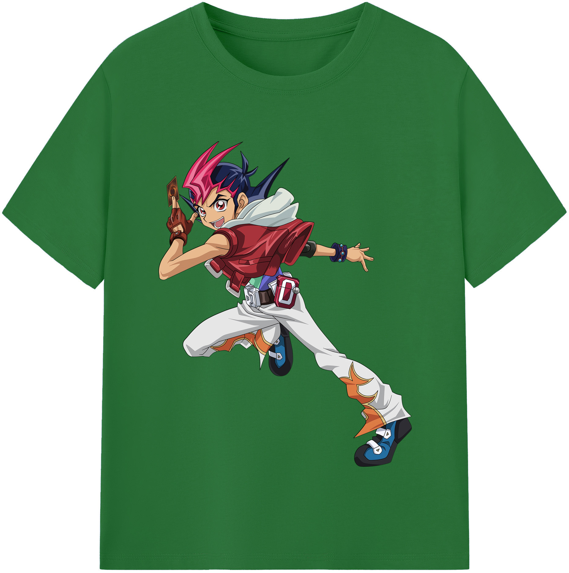 （画像用） 遊☆戯☆王 Yu-Gi-Oh! 綿100％半袖Tシャツ（フロントプリント）