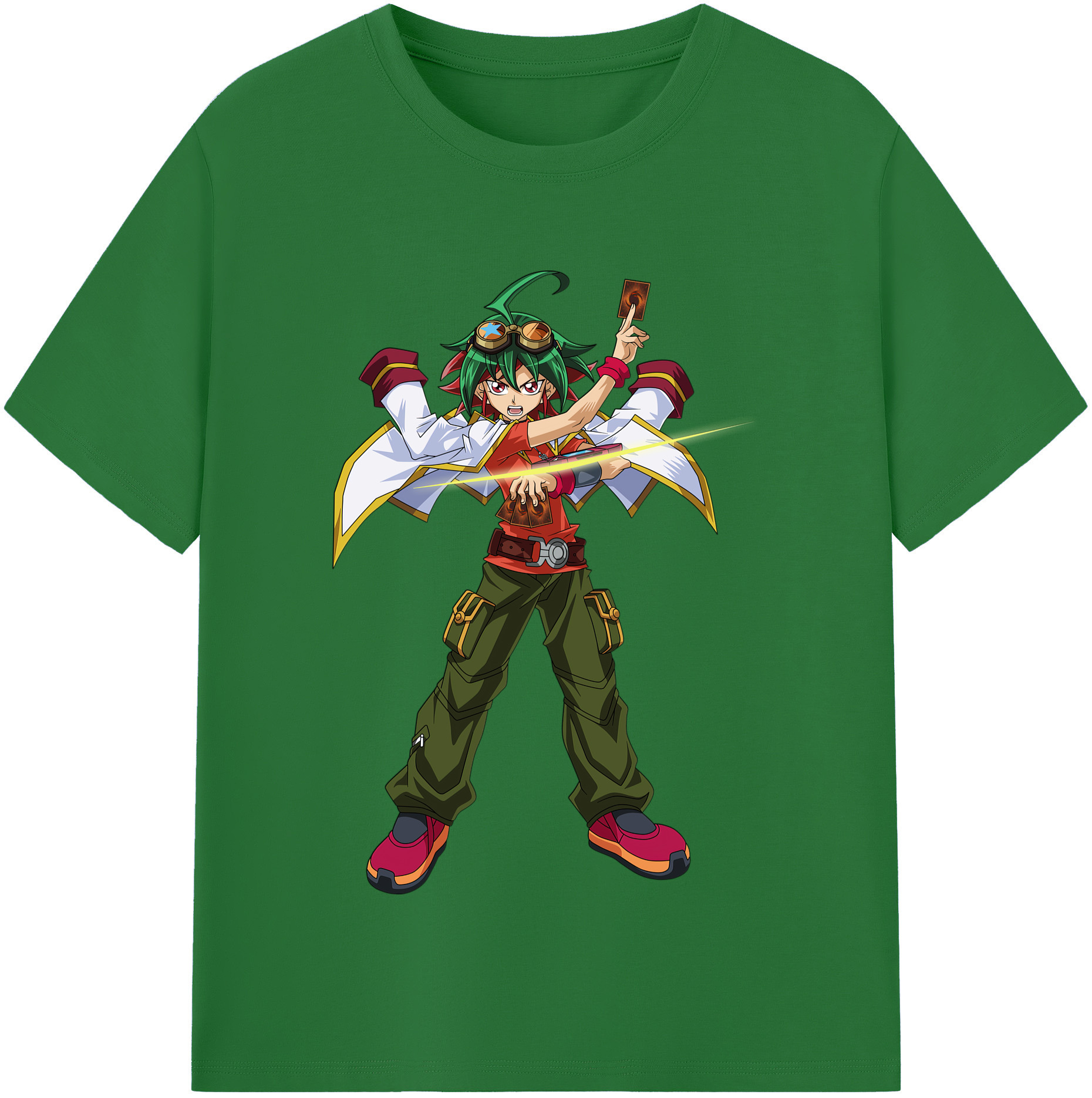 （画像用） 遊☆戯☆王 Yu-Gi-Oh! 綿100％半袖Tシャツ（フロントプリント）