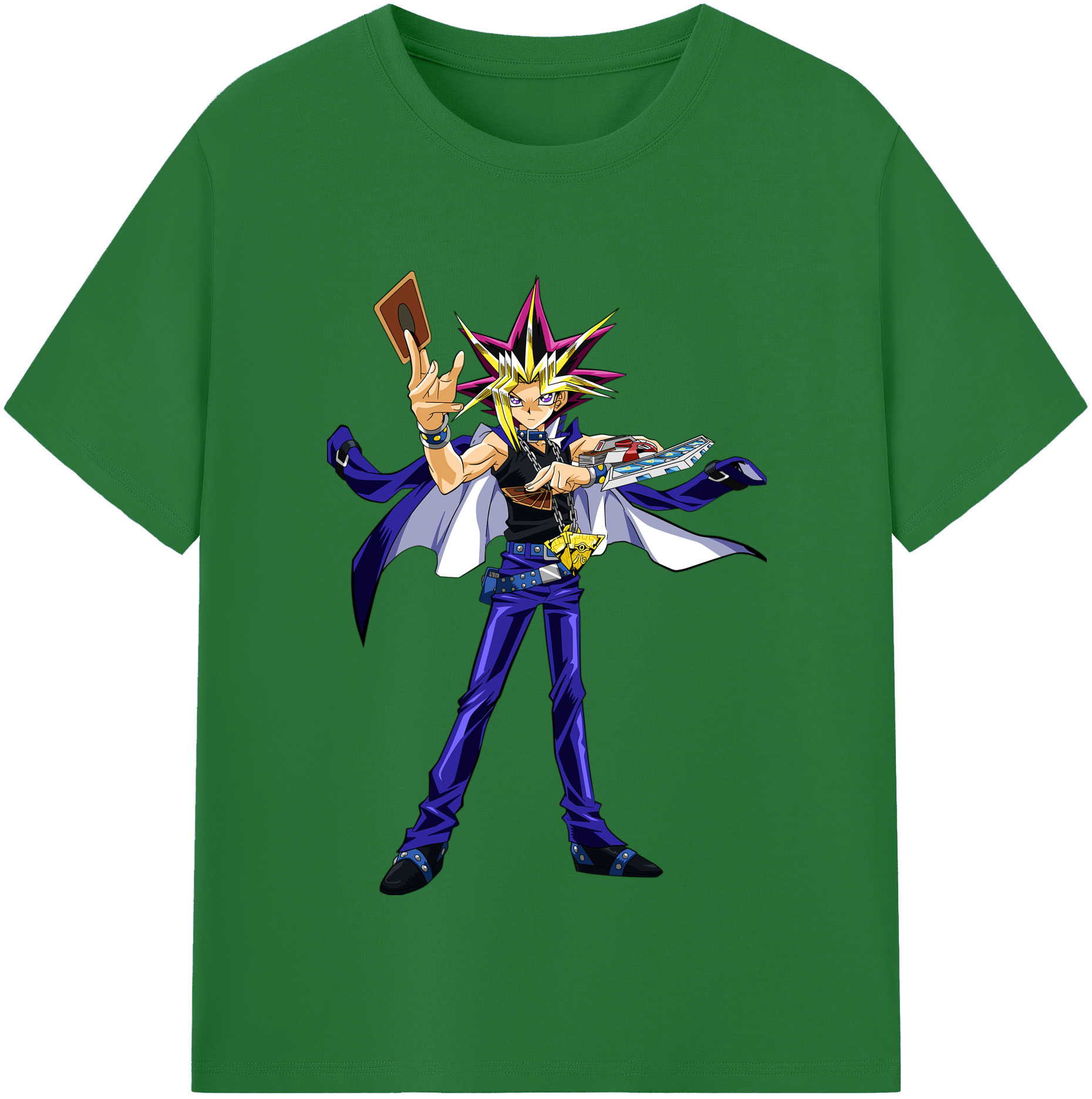 （画像用） 遊☆戯☆王 Yu-Gi-Oh! 綿100％半袖Tシャツ（フロントプリント）