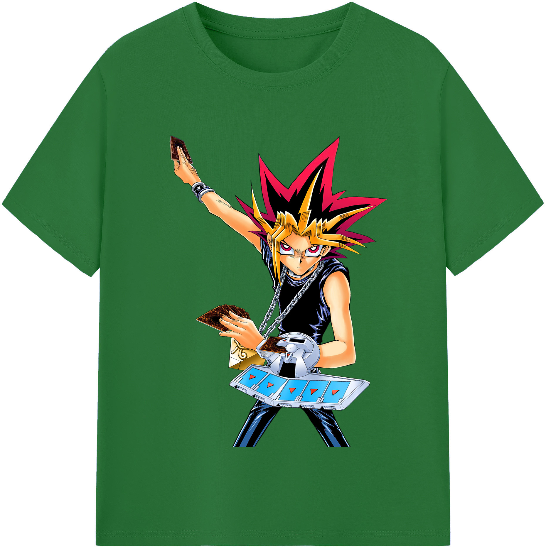 （画像用） 遊☆戯☆王 Yu-Gi-Oh! 綿100％半袖Tシャツ（フロントプリント）