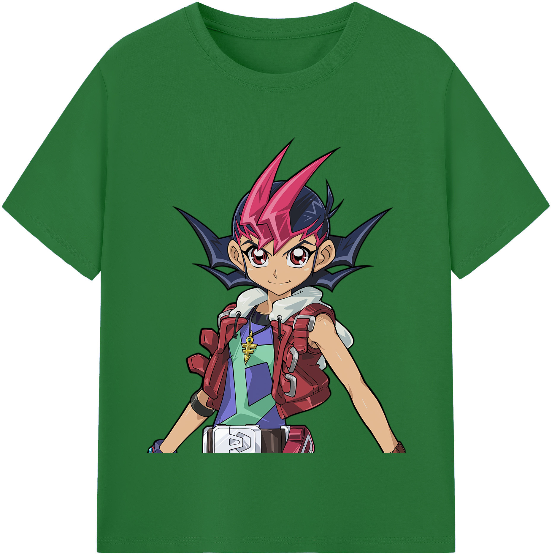 （画像用） 遊☆戯☆王 Yu-Gi-Oh! 綿100％半袖Tシャツ（フロントプリント）