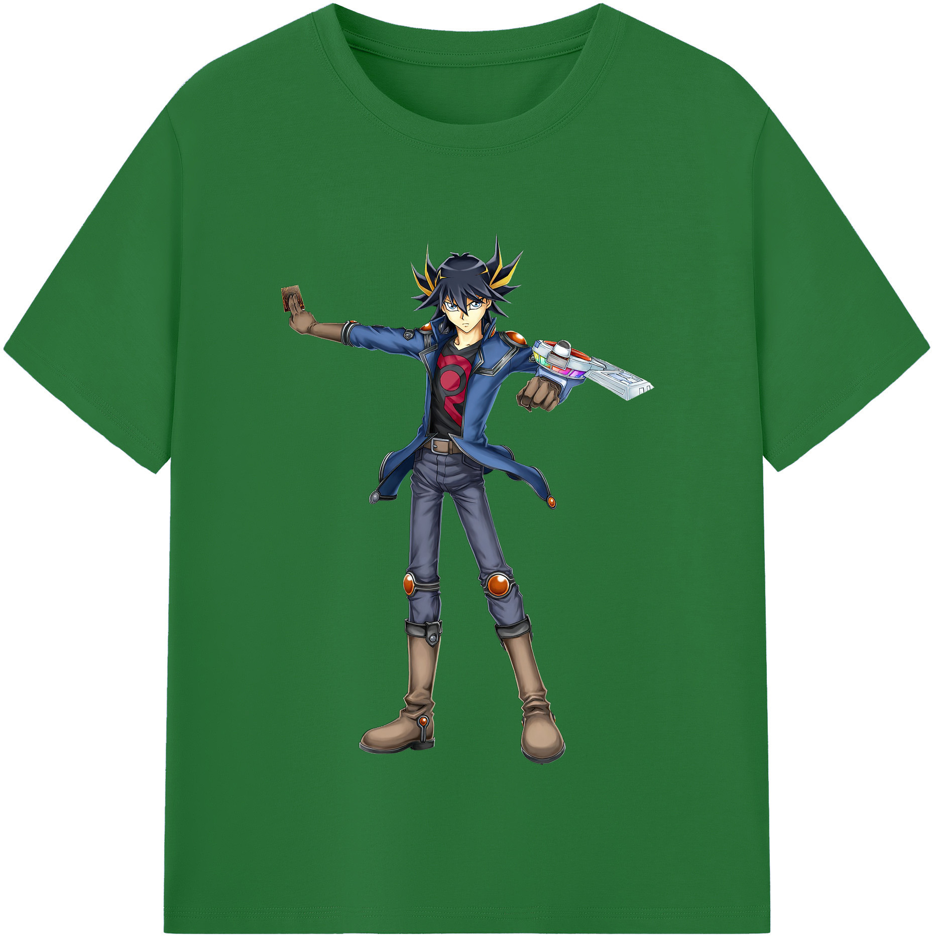 （画像用） 遊☆戯☆王 Yu-Gi-Oh! 綿100％半袖Tシャツ（フロントプリント）