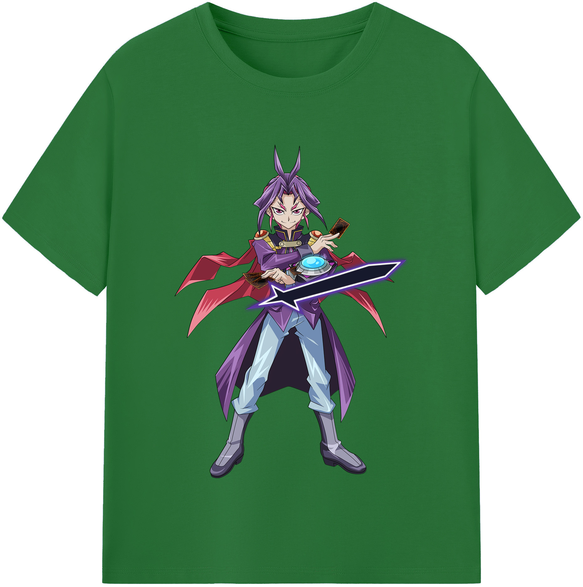 （画像用） 遊☆戯☆王 Yu-Gi-Oh! 綿100％半袖Tシャツ（フロントプリント）