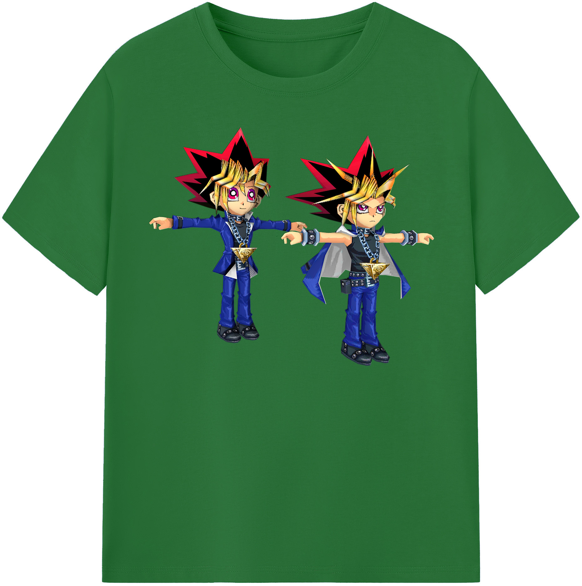 （画像用） 遊☆戯☆王 Yu-Gi-Oh! 綿100％半袖Tシャツ（フロントプリント）