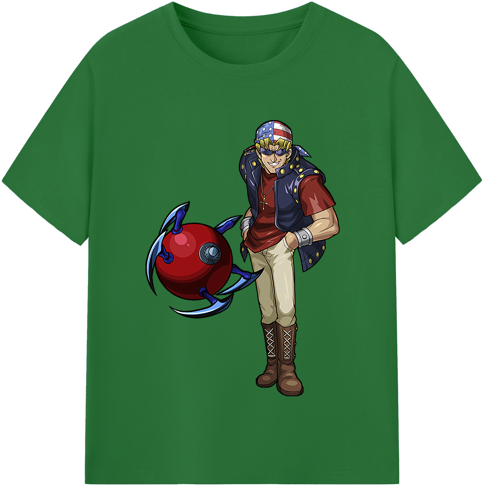 （画像用） 遊☆戯☆王 Yu-Gi-Oh! 綿100％半袖Tシャツ（フロントプリント）