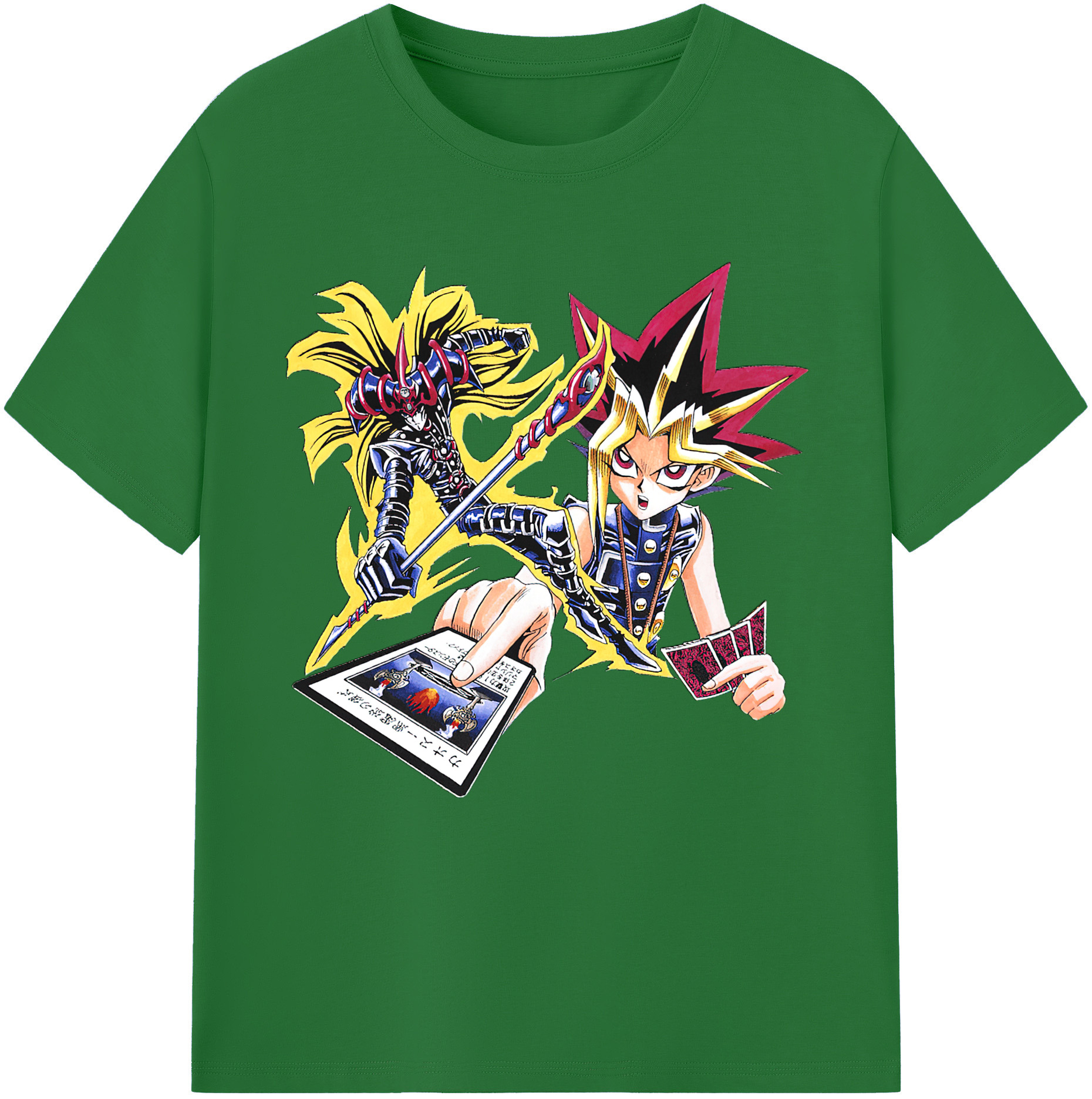 （画像用） 遊☆戯☆王 Yu-Gi-Oh! 綿100％半袖Tシャツ（フロントプリント）