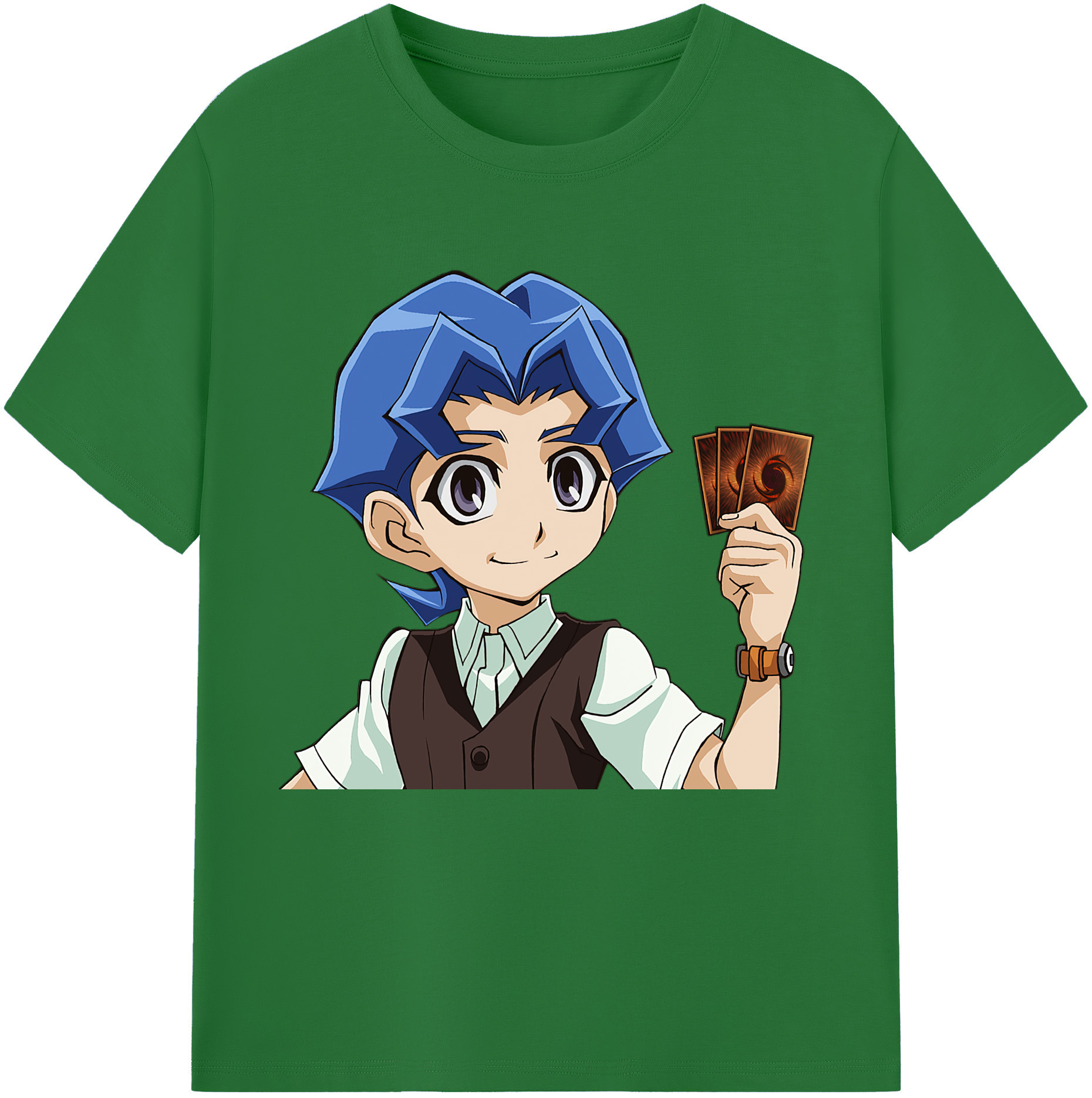 （画像用） 遊☆戯☆王 Yu-Gi-Oh! 綿100％半袖Tシャツ（フロントプリント）
