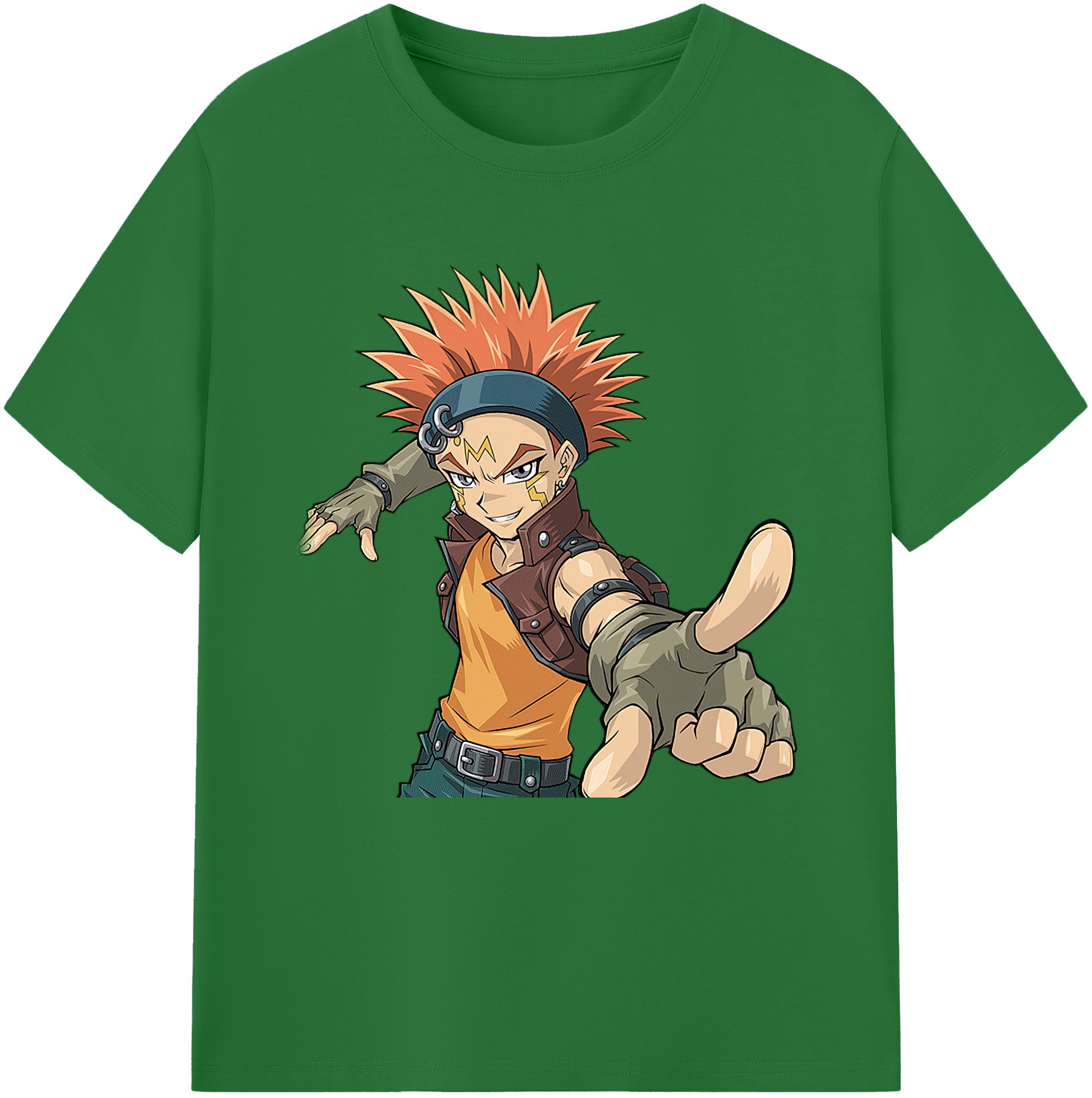 （画像用） 遊☆戯☆王 Yu-Gi-Oh! 綿100％半袖Tシャツ（フロントプリント）