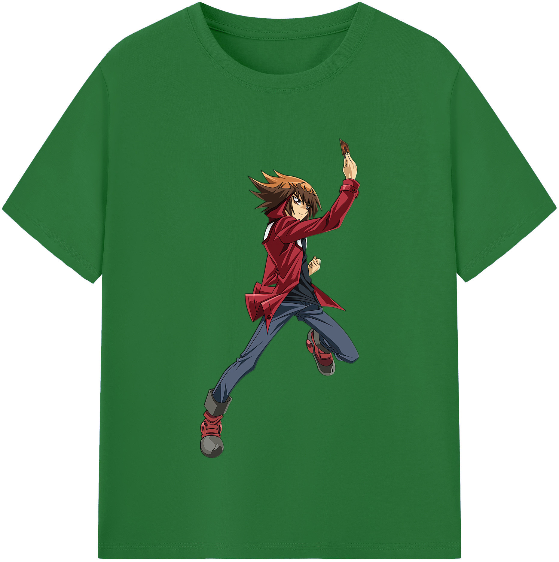 （画像用） 遊☆戯☆王 Yu-Gi-Oh! 綿100％半袖Tシャツ（フロントプリント）