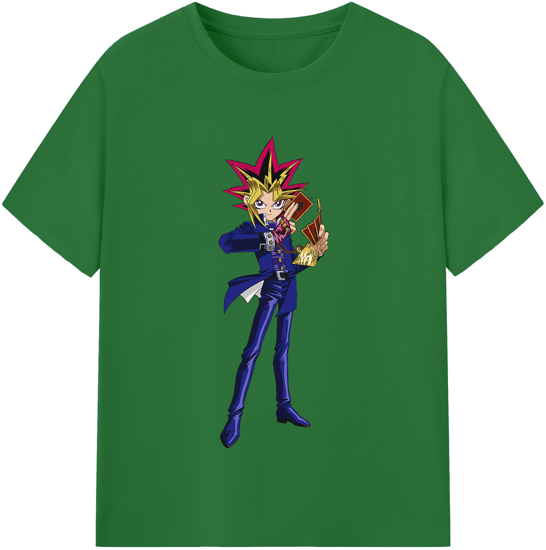 （画像用） 遊☆戯☆王 Yu-Gi-Oh! 綿100％半袖Tシャツ（フロントプリント）