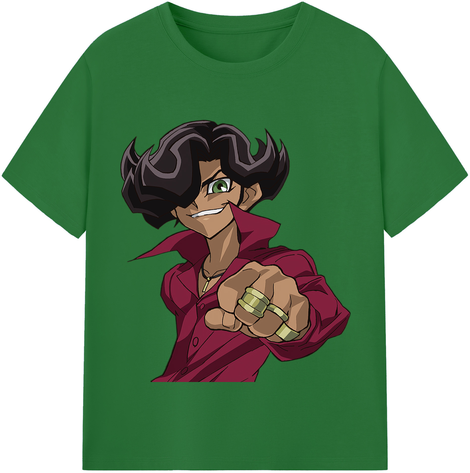 （画像用） 遊☆戯☆王 Yu-Gi-Oh! 綿100％半袖Tシャツ（フロントプリント）
