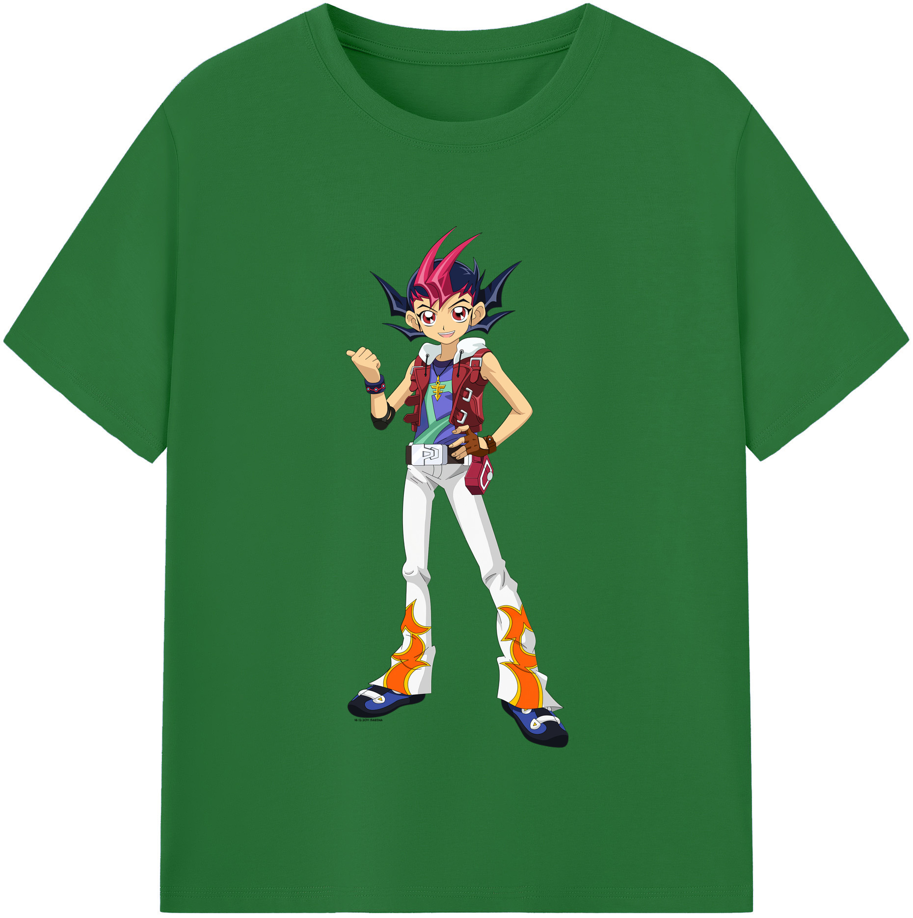（画像用） 遊☆戯☆王 Yu-Gi-Oh! 綿100％半袖Tシャツ（フロントプリント）