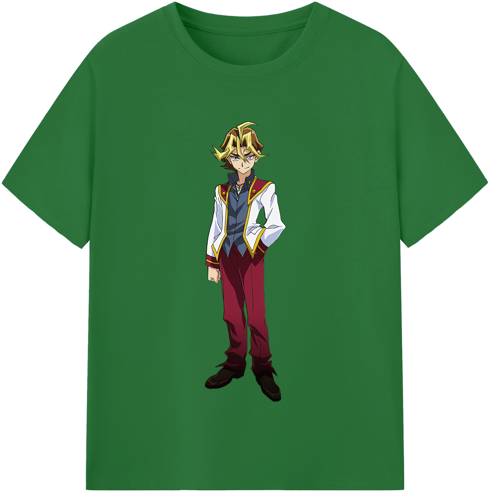 （画像用） 遊☆戯☆王 Yu-Gi-Oh! 綿100％半袖Tシャツ（フロントプリント）
