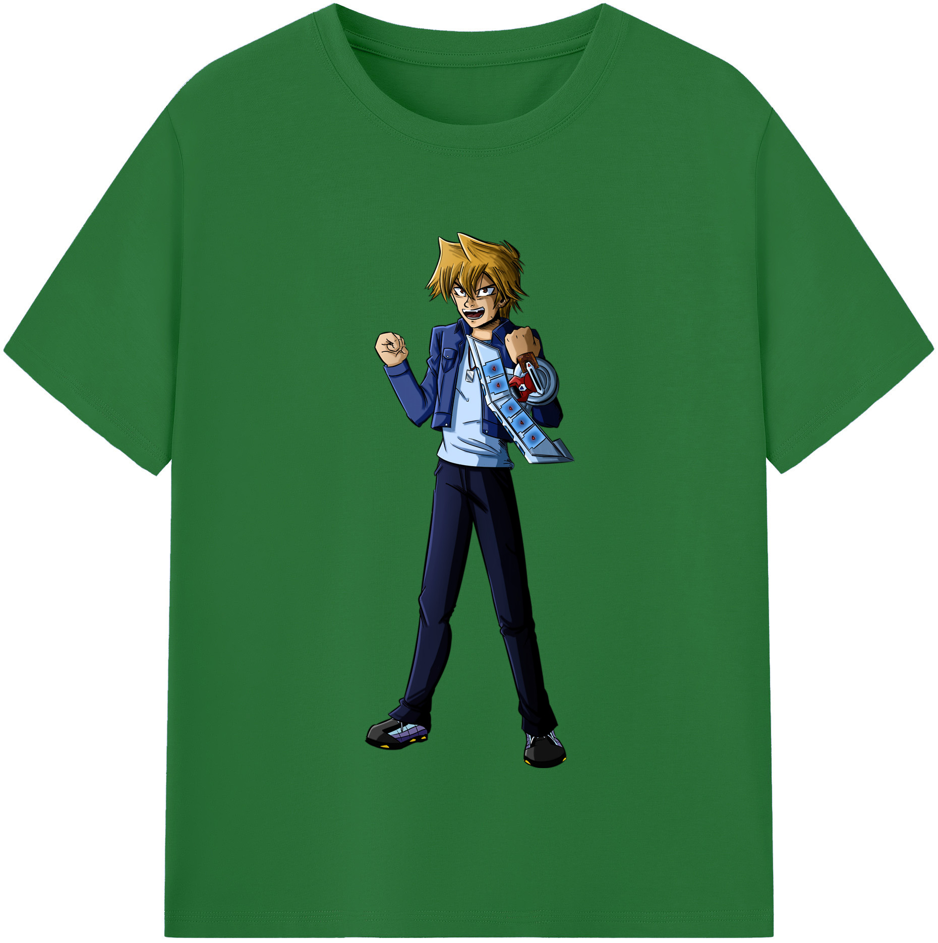 （画像用） 遊☆戯☆王 Yu-Gi-Oh! 綿100％半袖Tシャツ（フロントプリント）