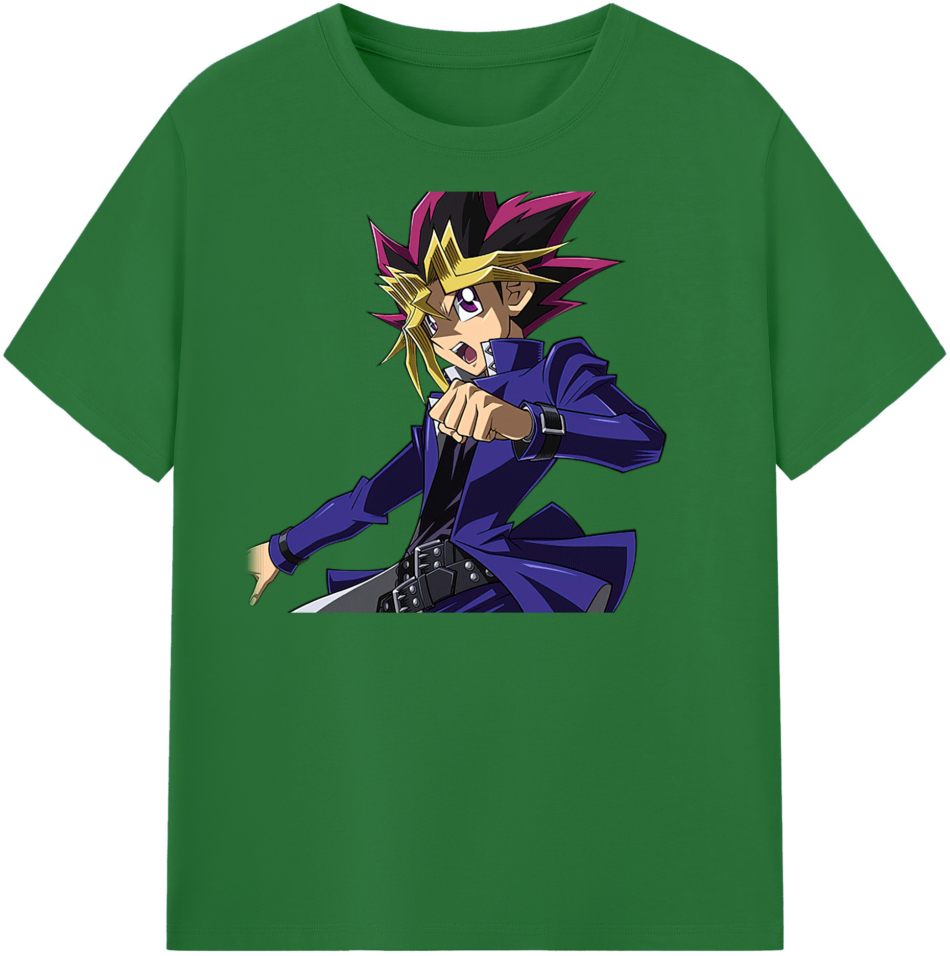 （画像用） 遊☆戯☆王 Yu-Gi-Oh! 綿100％半袖Tシャツ（フロントプリント）