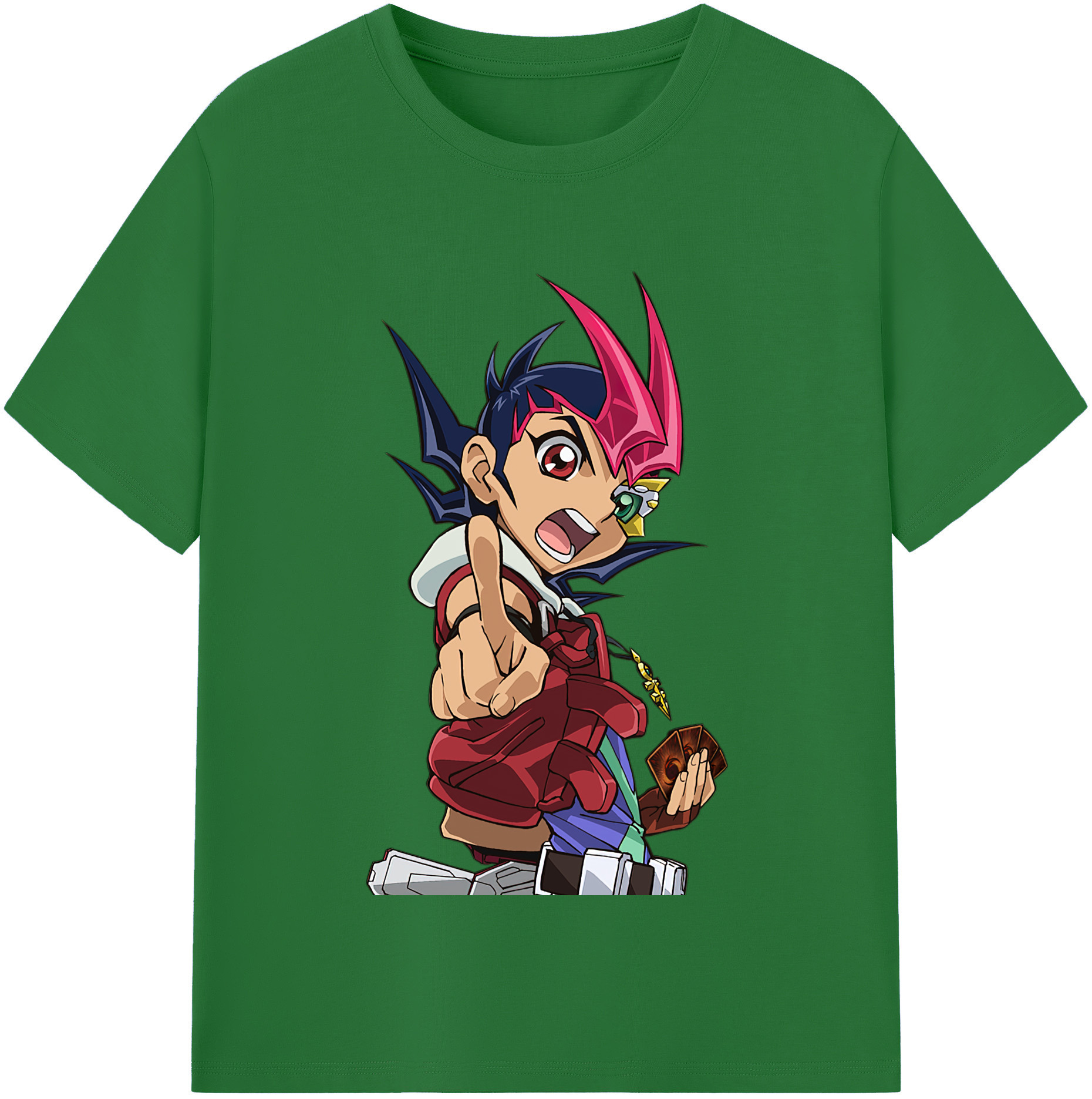 （画像用） 遊☆戯☆王 Yu-Gi-Oh! 綿100％半袖Tシャツ（フロントプリント）