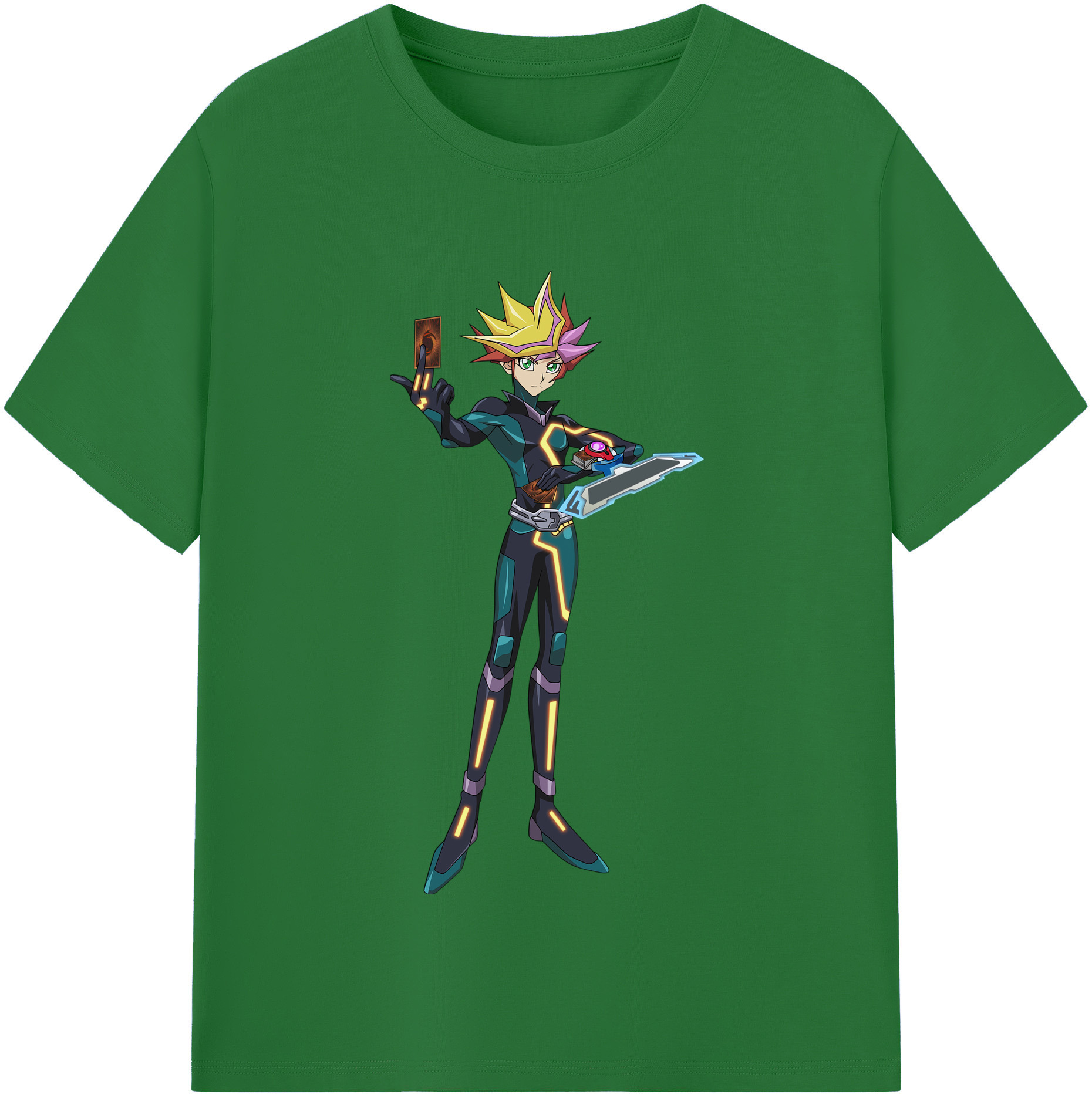 （画像用） 遊☆戯☆王 Yu-Gi-Oh! 綿100％半袖Tシャツ（フロントプリント）