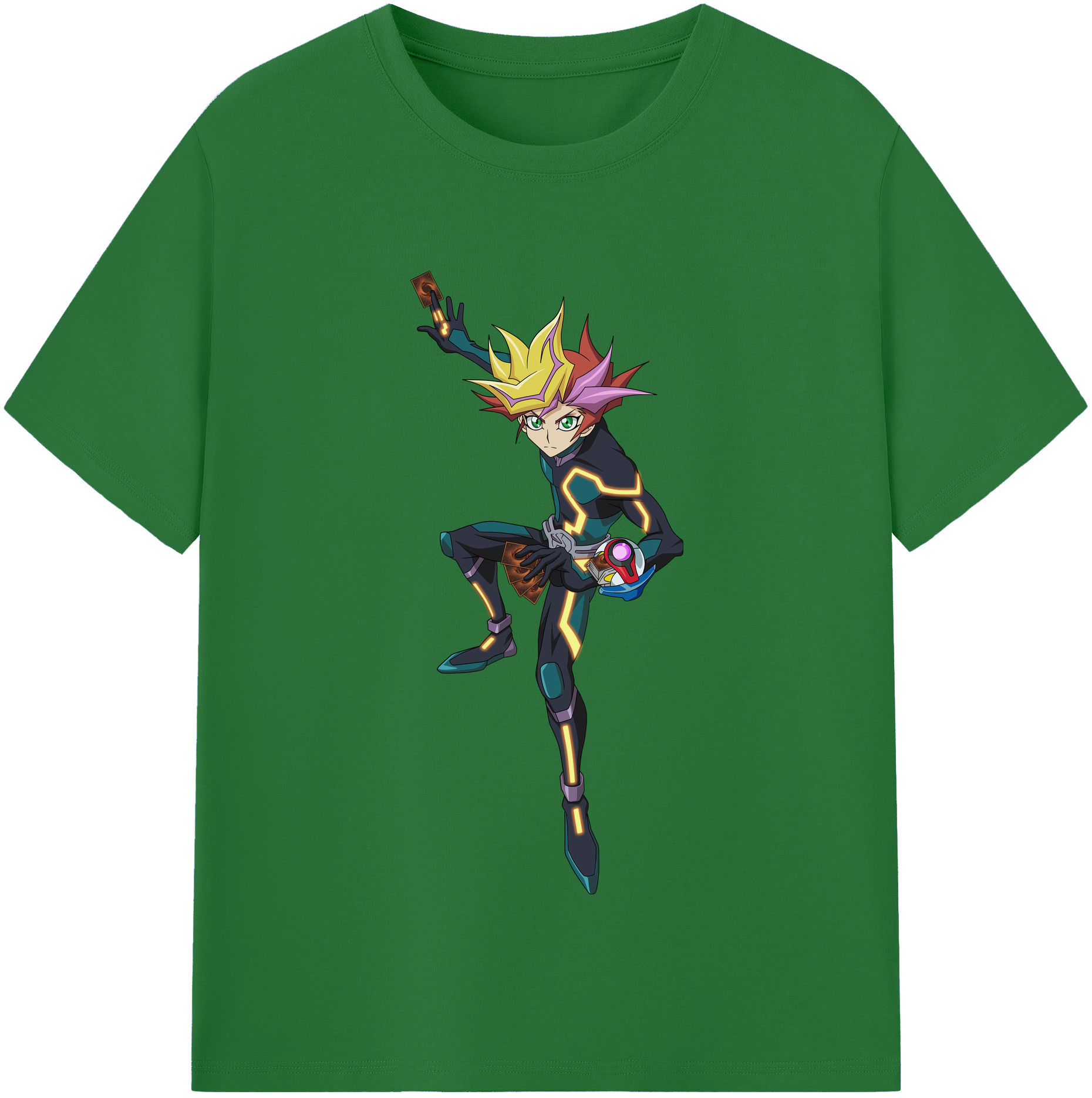 （画像用） 遊☆戯☆王 Yu-Gi-Oh! 綿100％半袖Tシャツ（フロントプリント）
