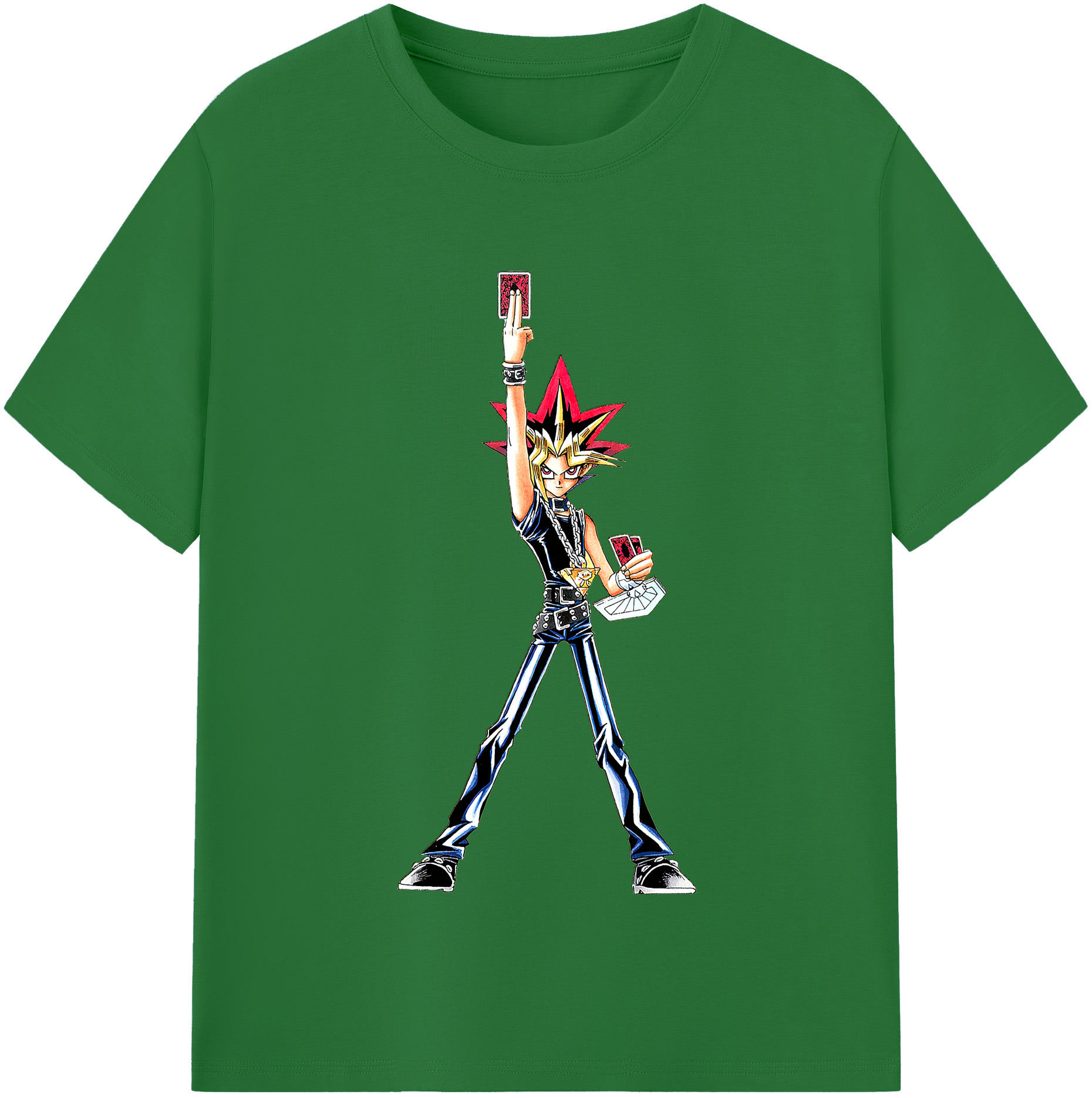 （画像用） 遊☆戯☆王 Yu-Gi-Oh! 綿100％半袖Tシャツ（フロントプリント）