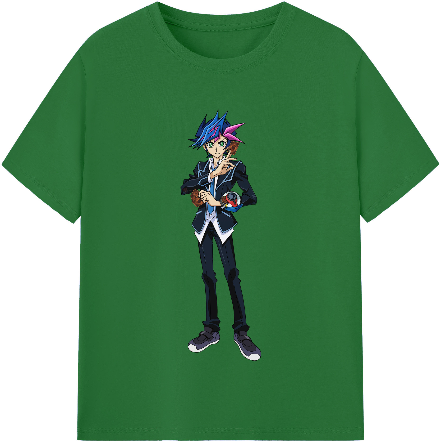 （画像用） 遊☆戯☆王 Yu-Gi-Oh! 綿100％半袖Tシャツ（フロントプリント）