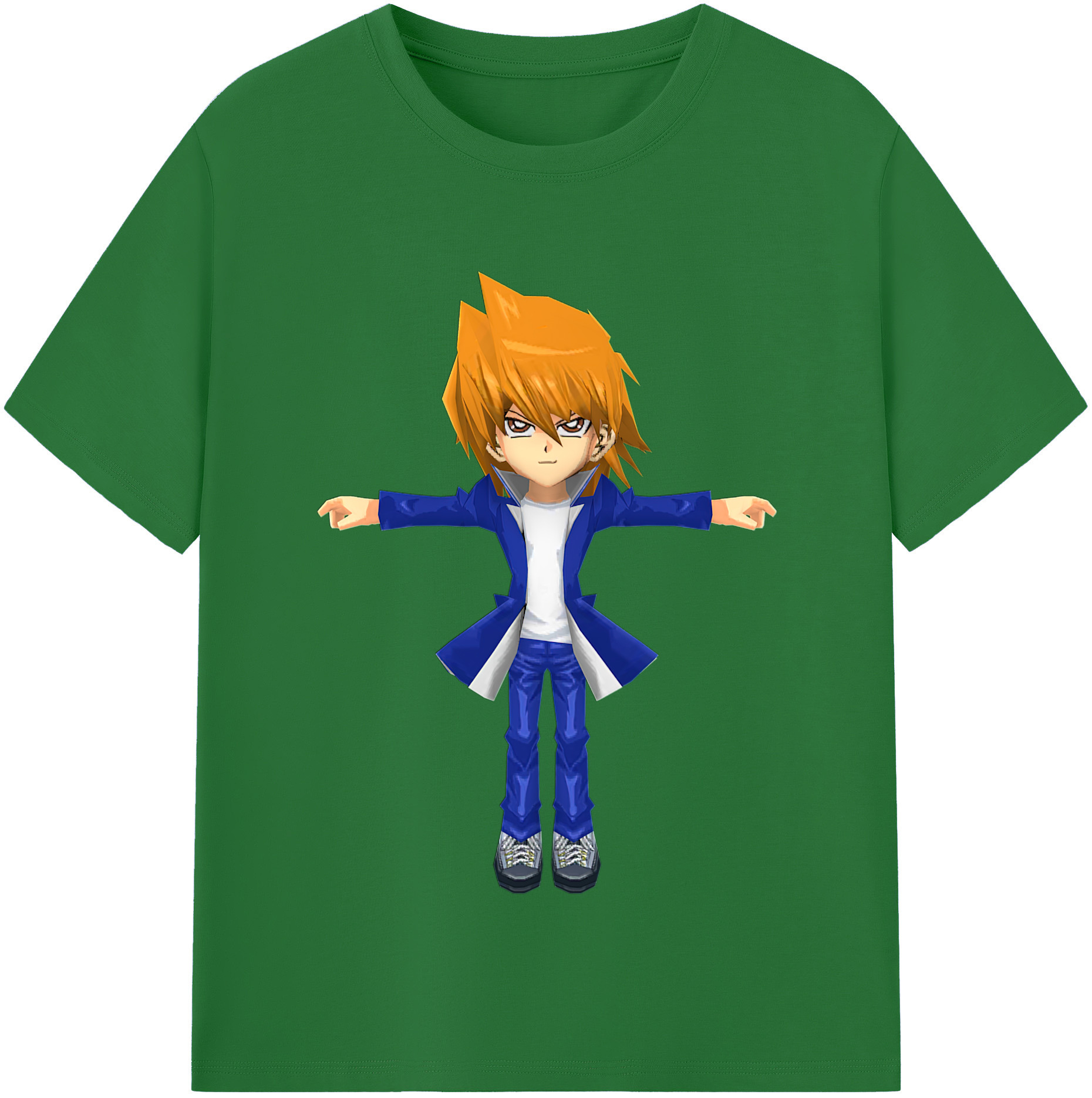 （画像用） 遊☆戯☆王 Yu-Gi-Oh! 綿100％半袖Tシャツ（フロントプリント）